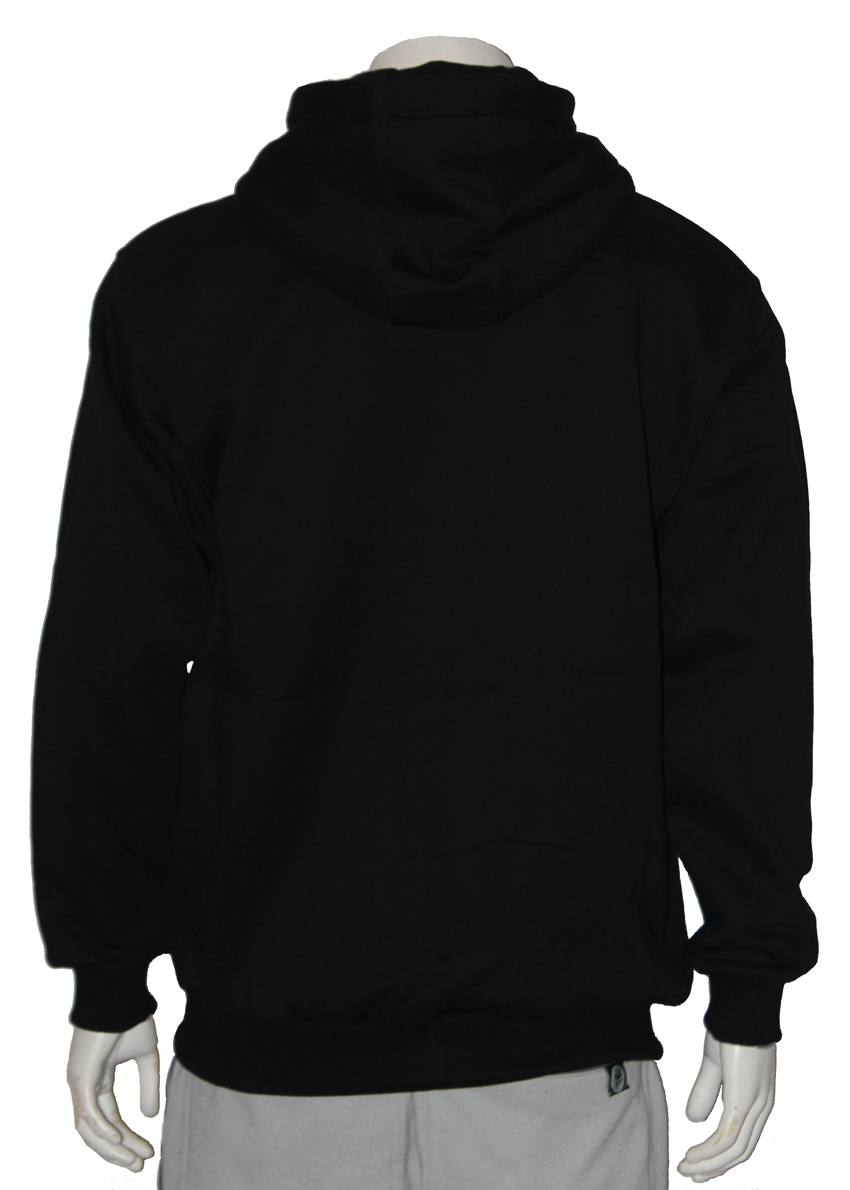 Alien DNA PURE Hoodie Black pánská mikina černá bavlna