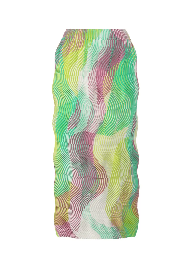 Issey Miyake Type-P 005 dámská sukně růžová plisovaná