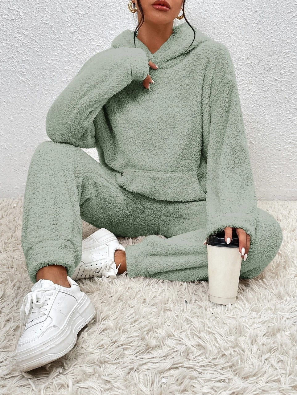 Norielle cocooning souprava oversize šedá 2dílná