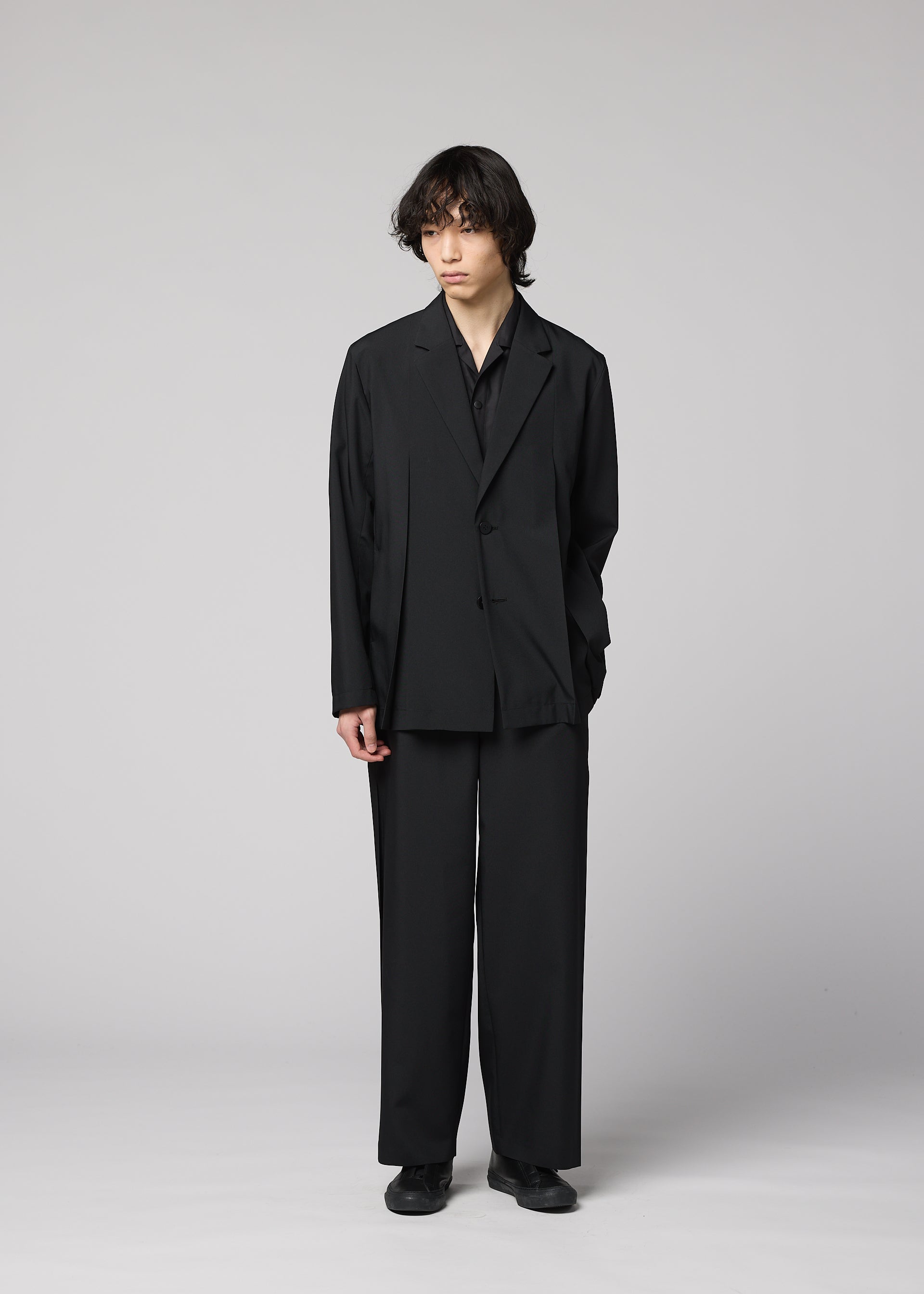 Issey Miyake IM Men Wings Black kalhoty černé vel. 3 široké