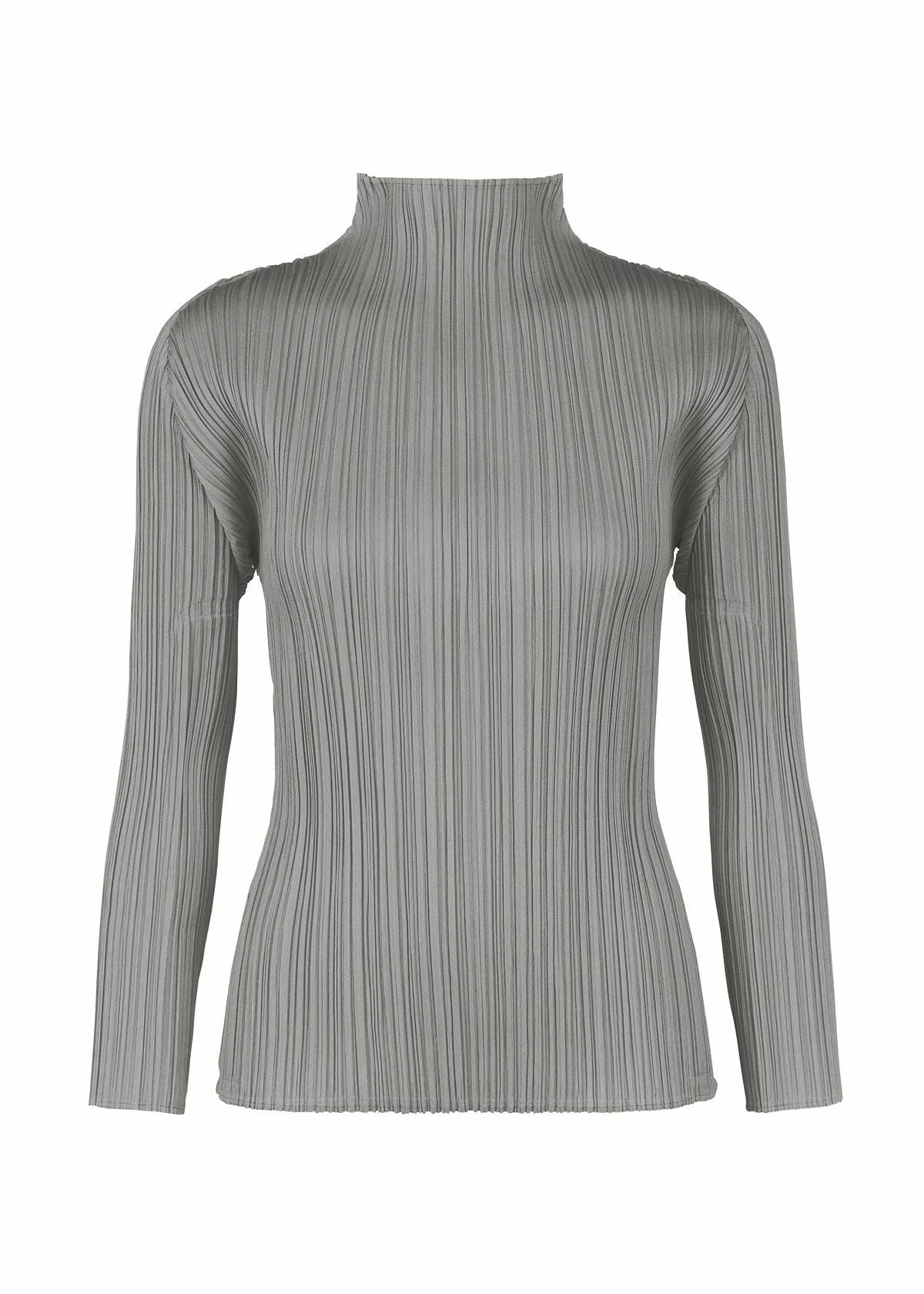Issey Miyake Pleats Please Basics top světle šedá vel. 3 plisovaný