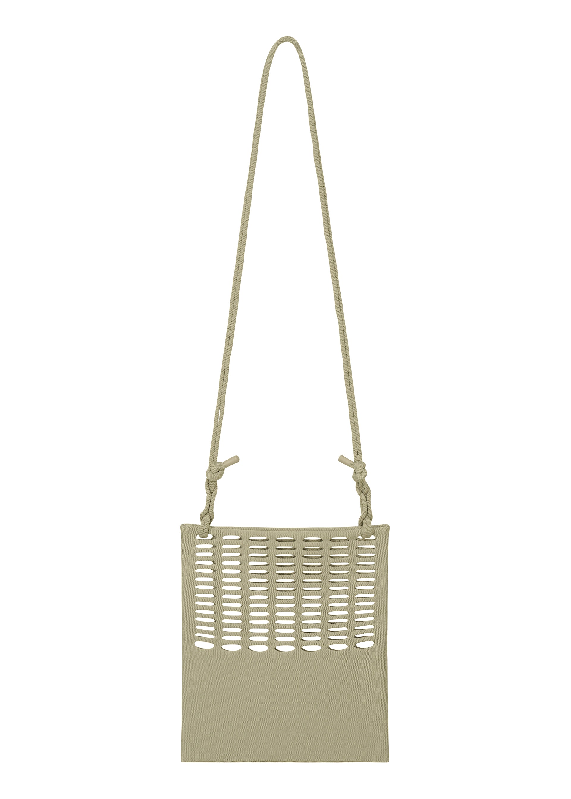 Issey Miyake Mokko Flap Pouch kabelka černá pletená