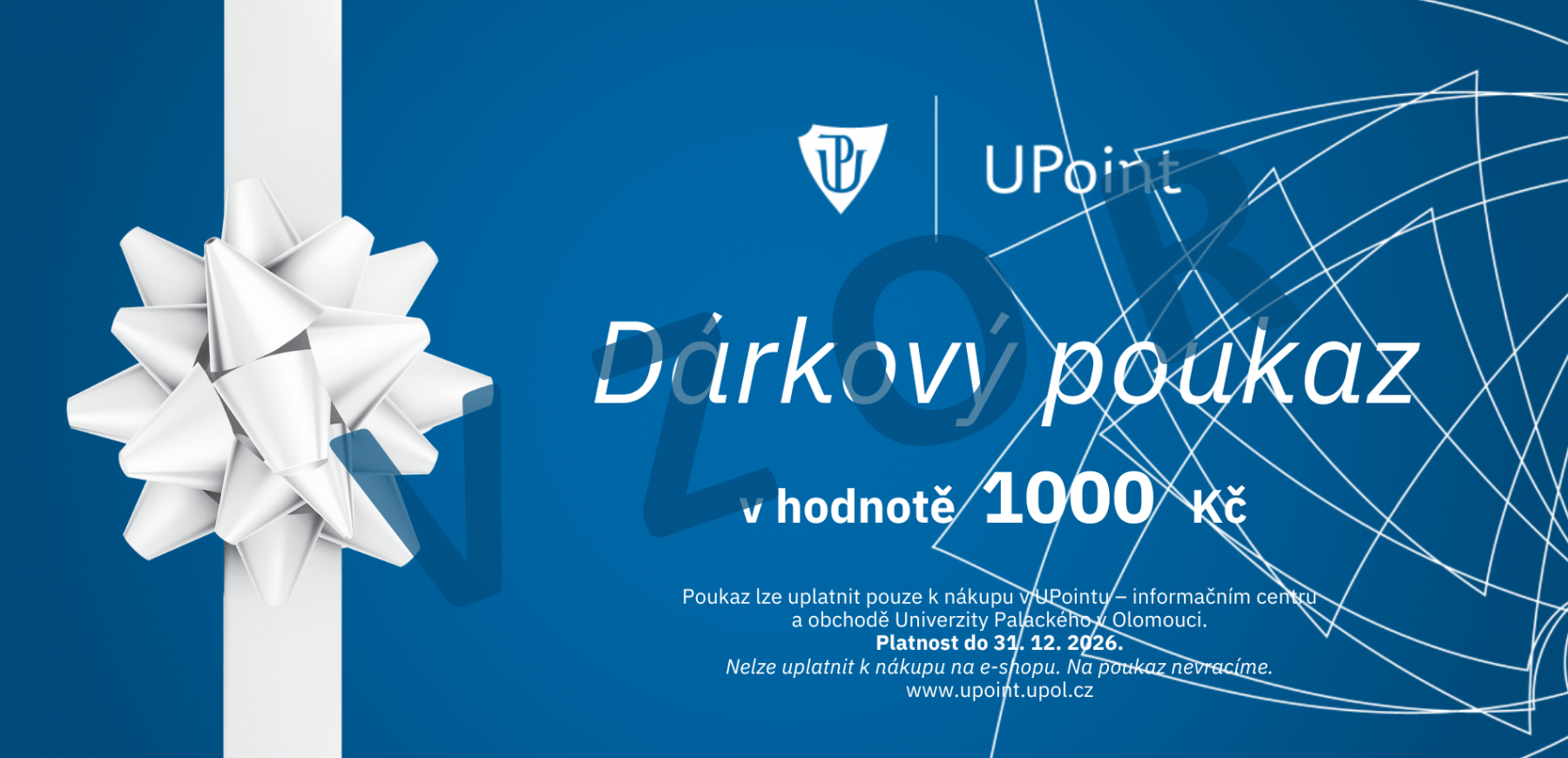 UPoint Dárkový poukaz 2026 dárkový poukaz 200 Kč