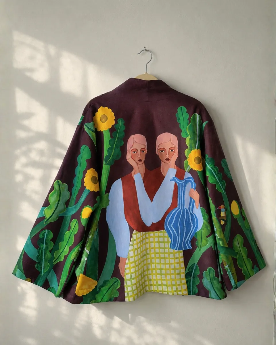 Aurelia & Zwei Frauen Garden of Sisters kimono poetické