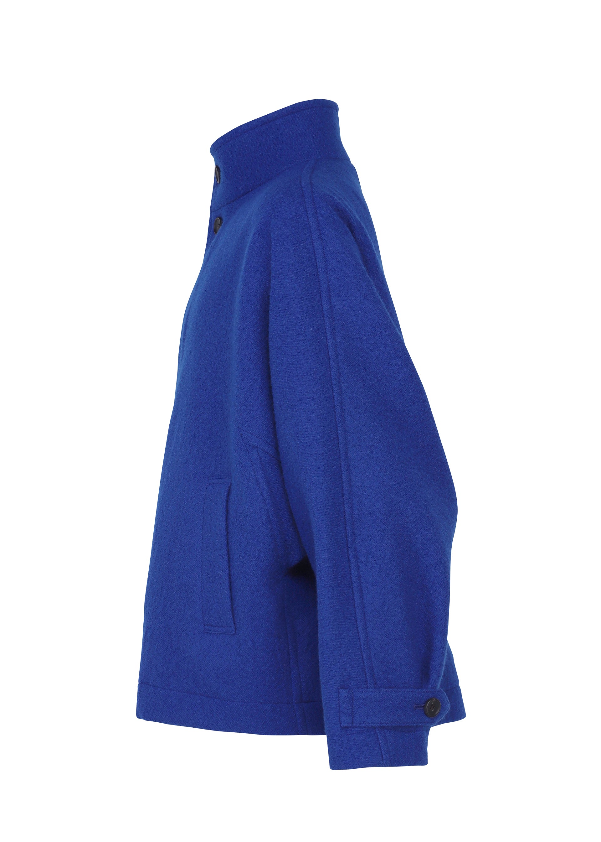 Issey Miyake FULLER WOOL bunda black vlněná