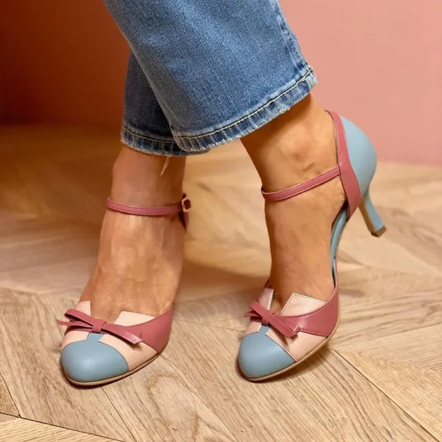 Norielle Slingback lodičky světle modré se špičkou