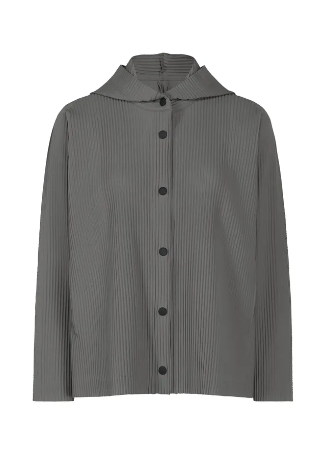 Issey Miyake Fine Knit Pleats Color 2 mikina charcoal