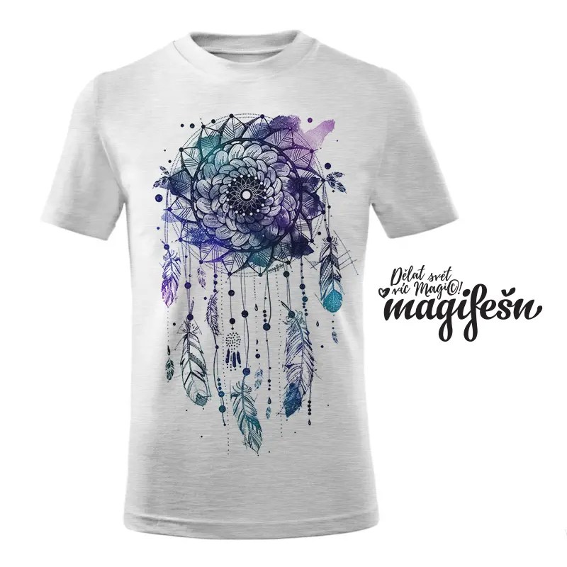 Magifešn KIDS Dreamcatcher tričko Space biobavlna