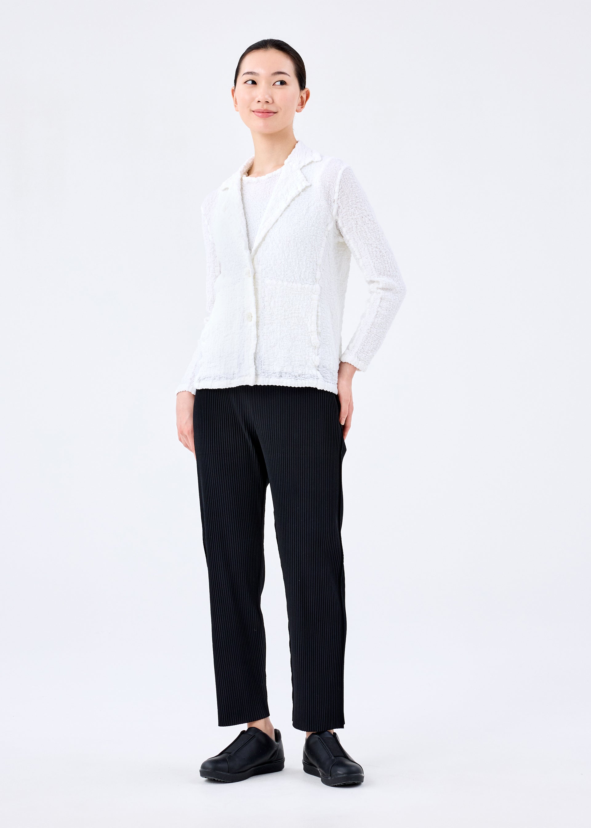Issey Miyake Cauliflower sako černá
