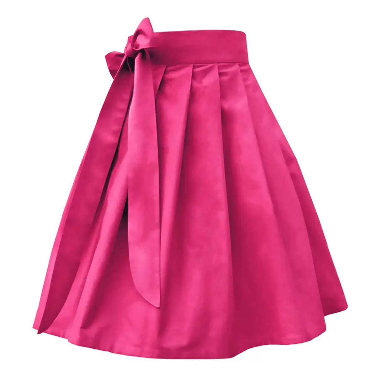 Magifešn MIDI Magenta zavinovací sukně bavlna