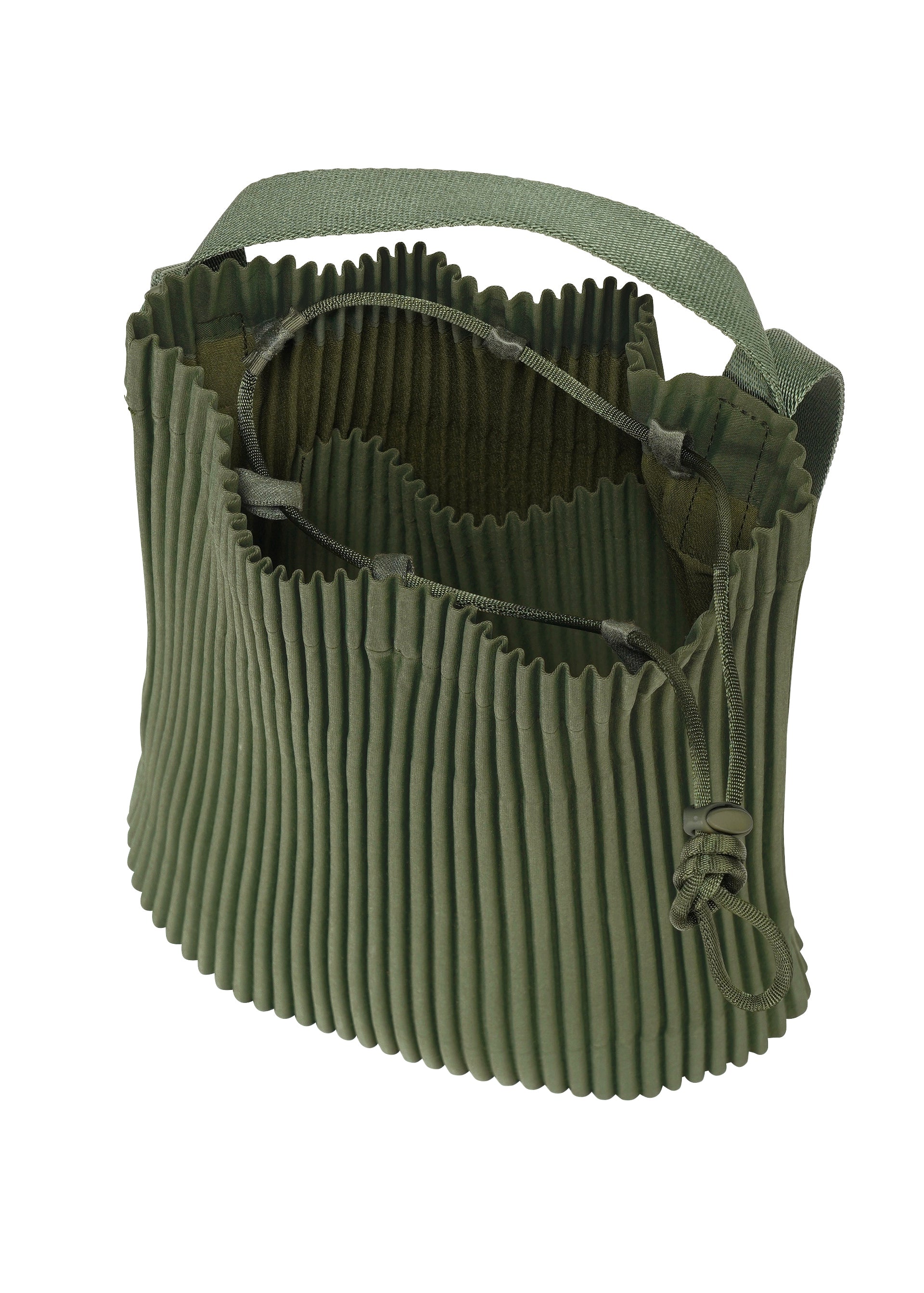 Issey Miyake Drawstring Pleats Bag taška černá plisé