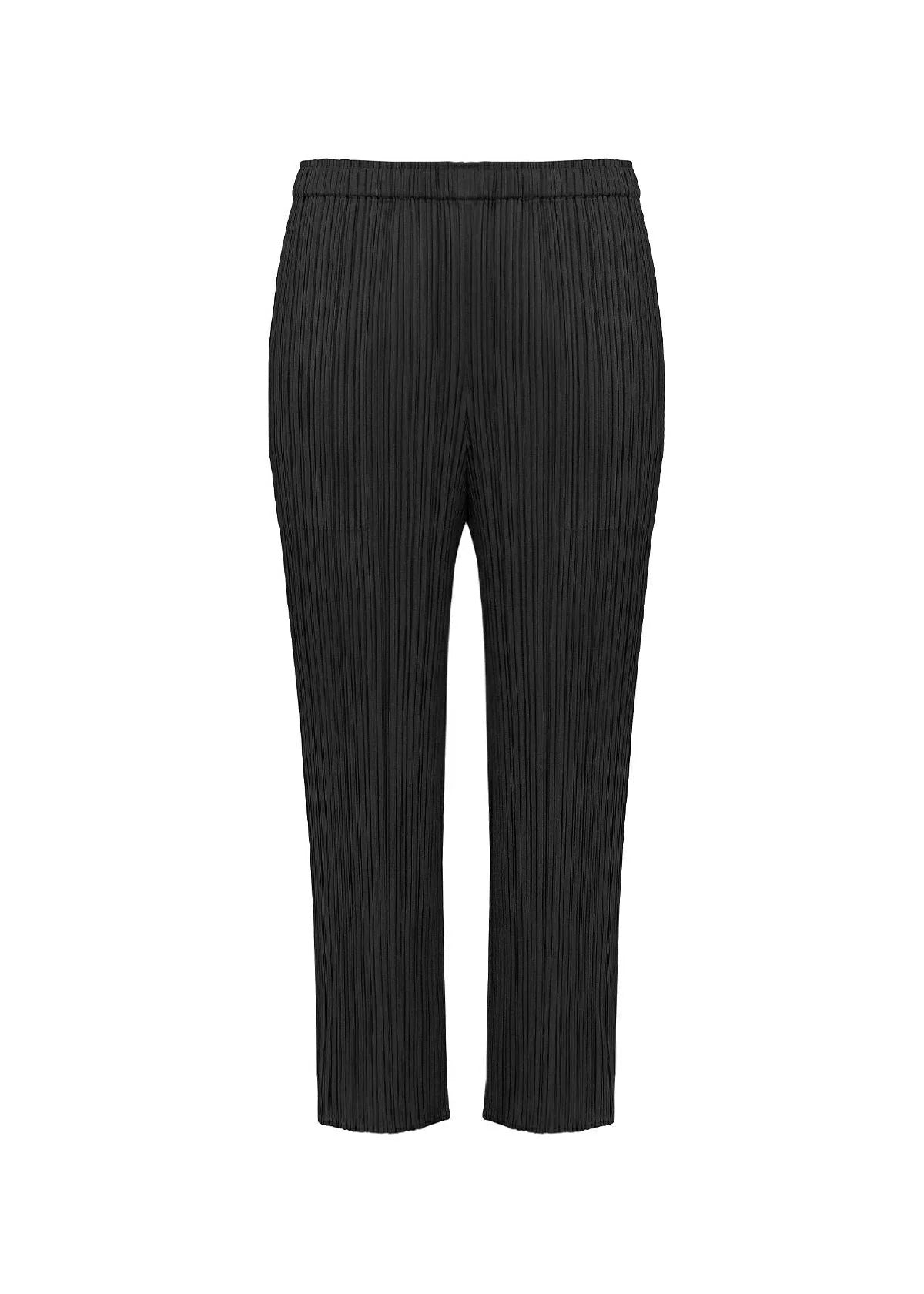 Issey Miyake Basics Sabrina plisované kalhoty černé