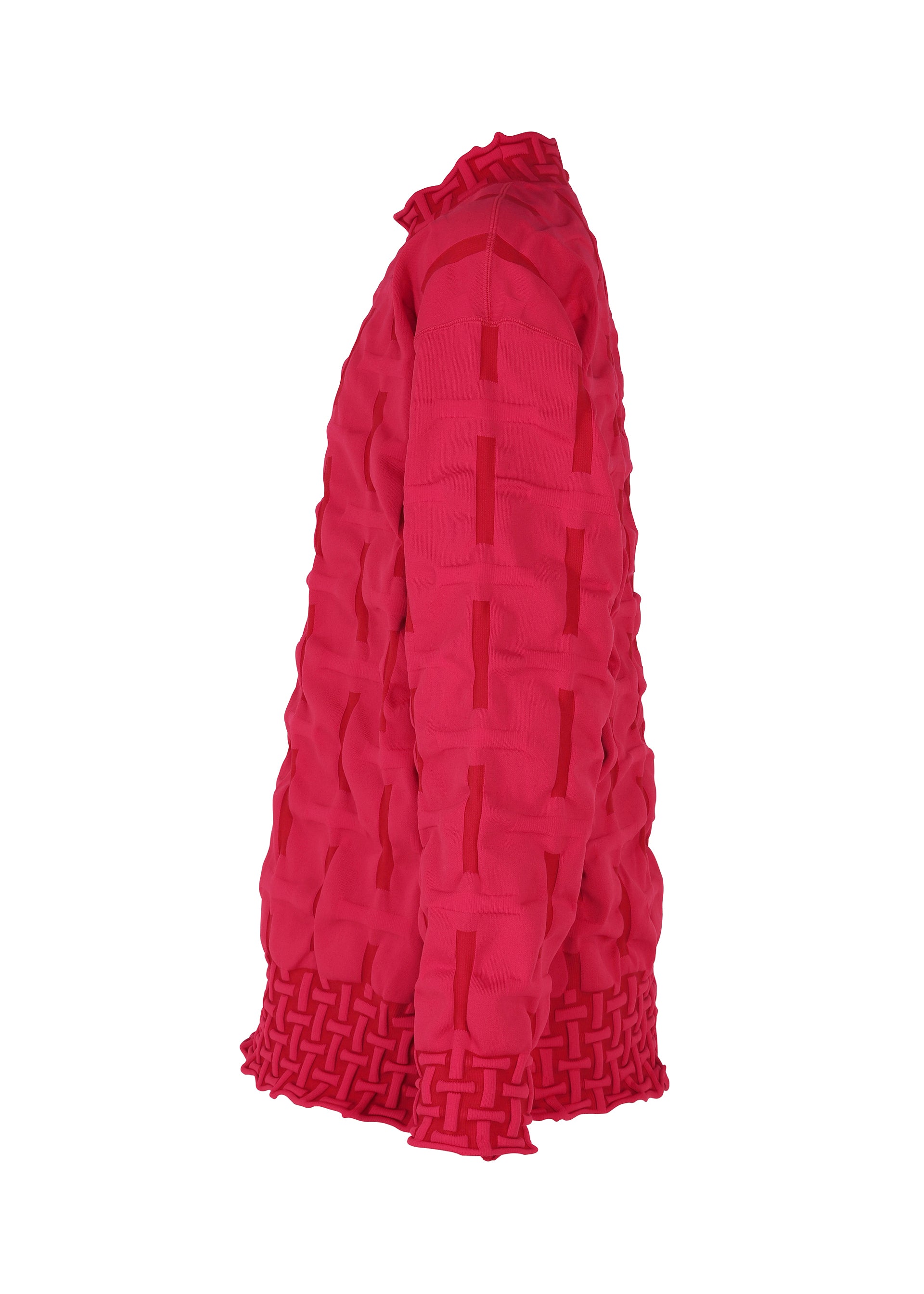 Issey Miyake Type-K 007 AT53487 pletený top s 3D strukturou
