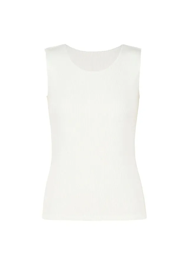 Issey Miyake Mist Basics dámský top bílá vel. 3 lehký