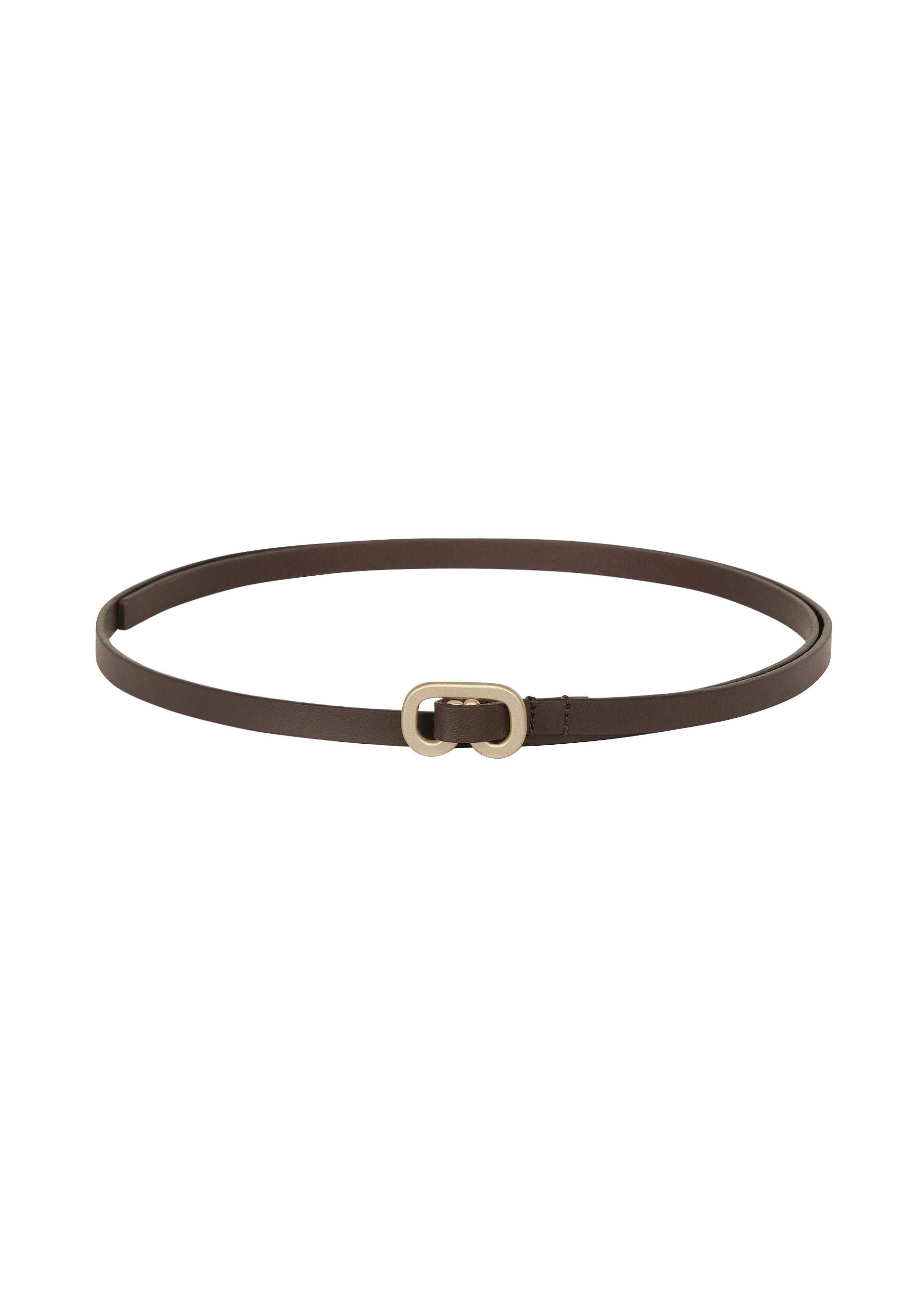Issey Miyake Solid Leather Belt pásek černý