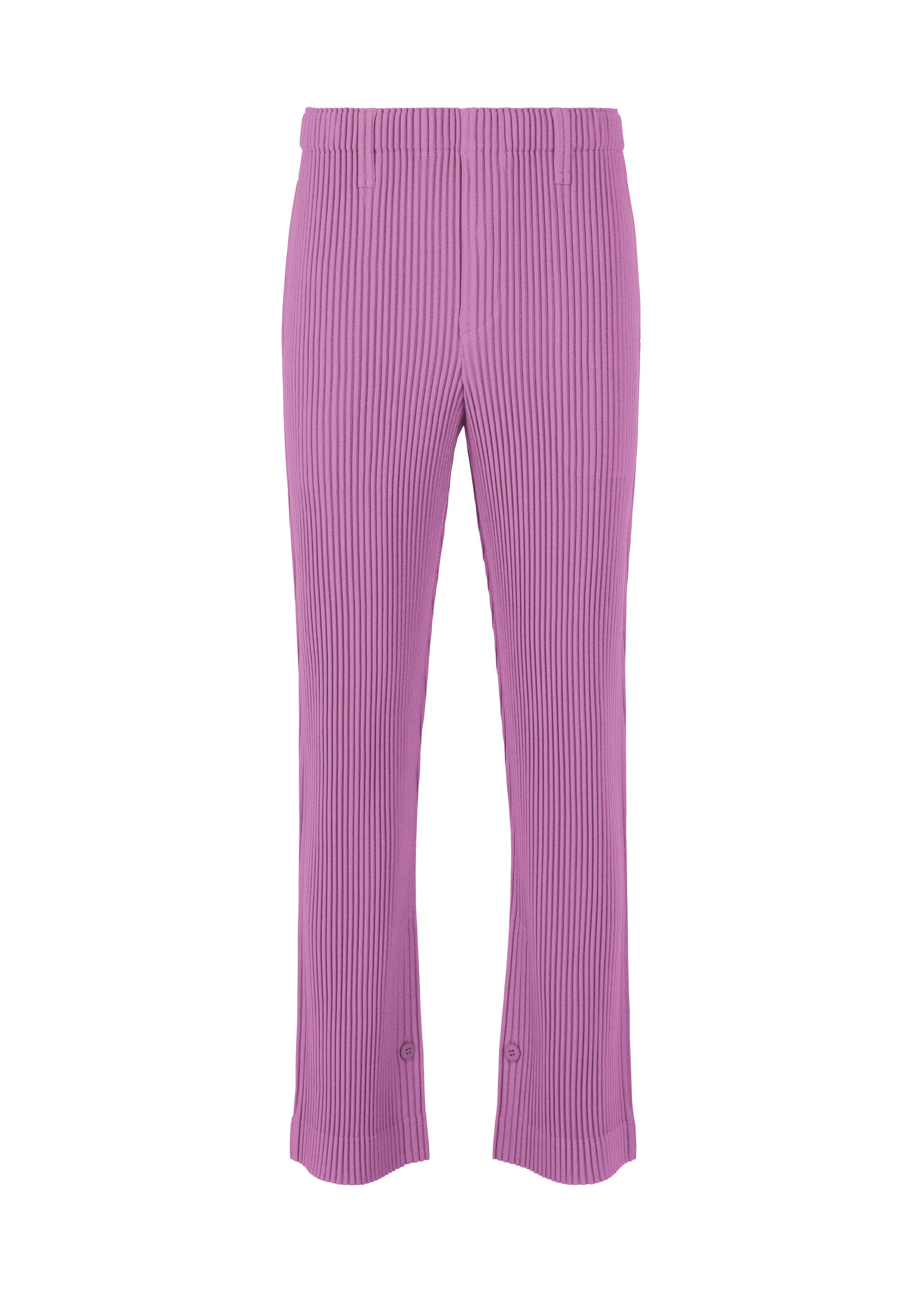 Issey Miyake Kersey Pleats HP63420 kalhoty hnědé rovne