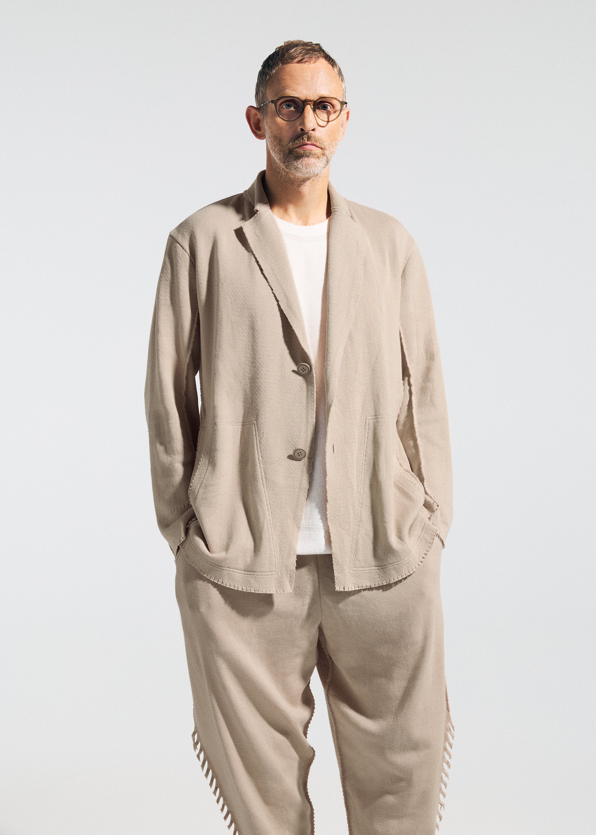 Issey Miyake Type-A 003 kalhoty černá tapered A-POC