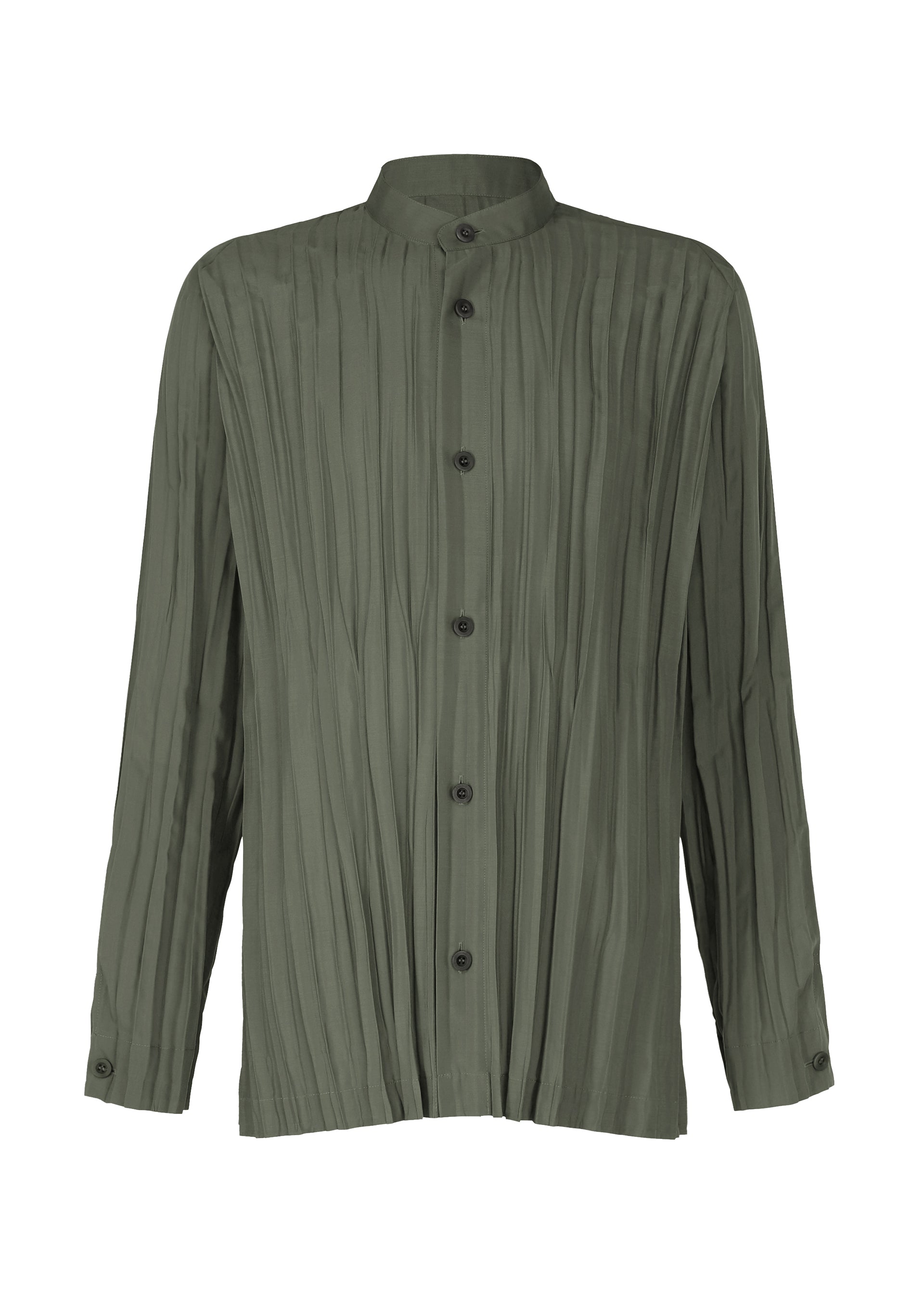 Issey Miyake IM Men Wrinkle Shirt košile off-white recyklovaná