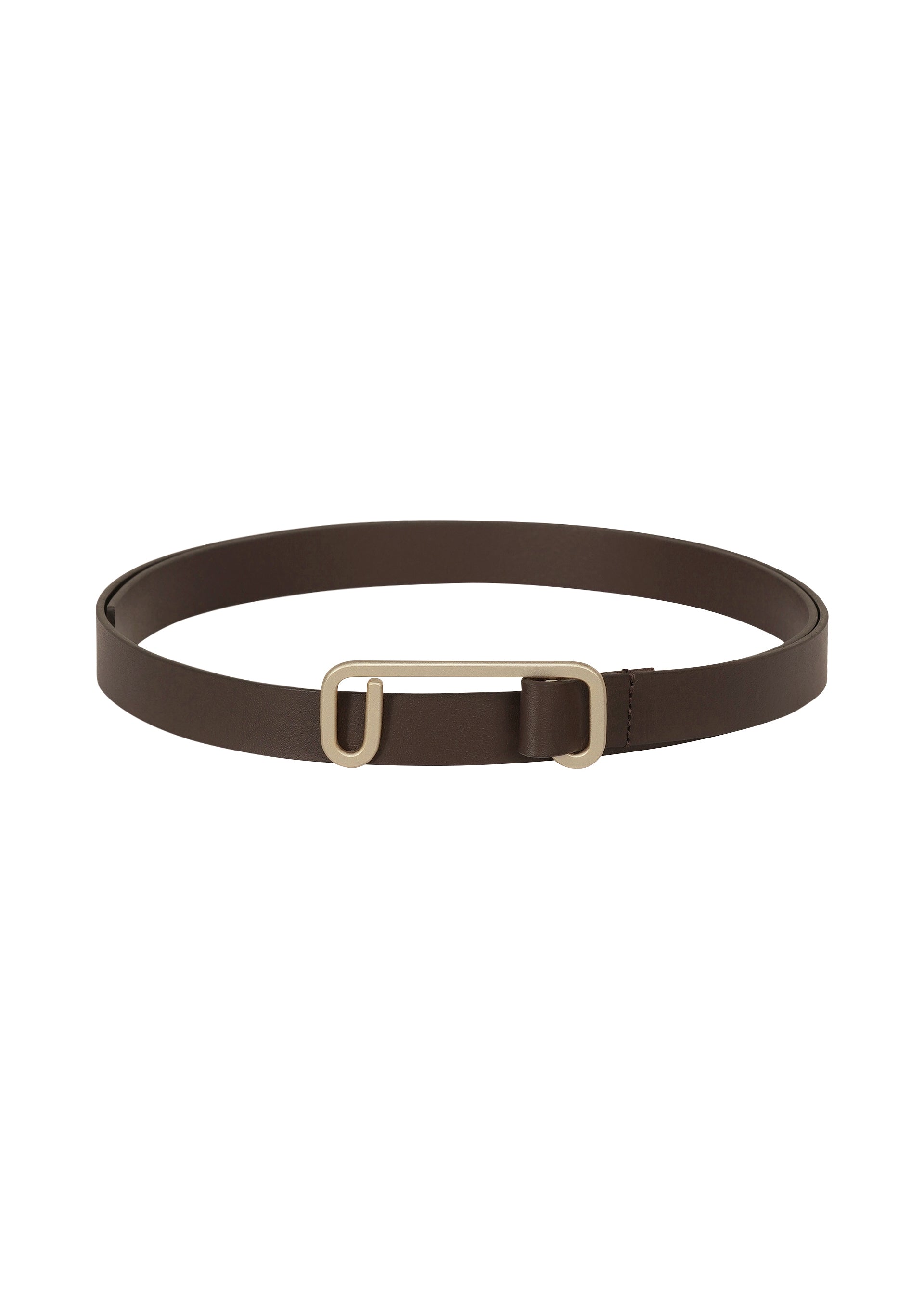 Issey Miyake Solid Leather Belt pásek Black kožený
