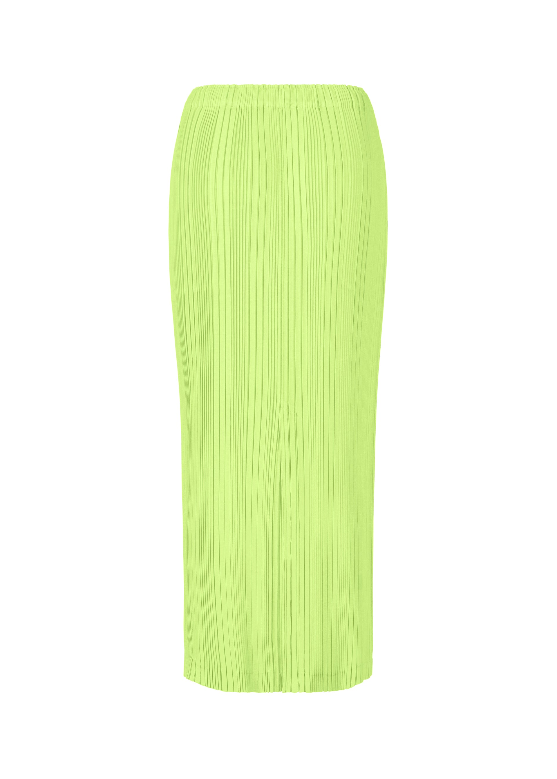 Issey Miyake Linen Rib Pleats sukně černá dlouhá