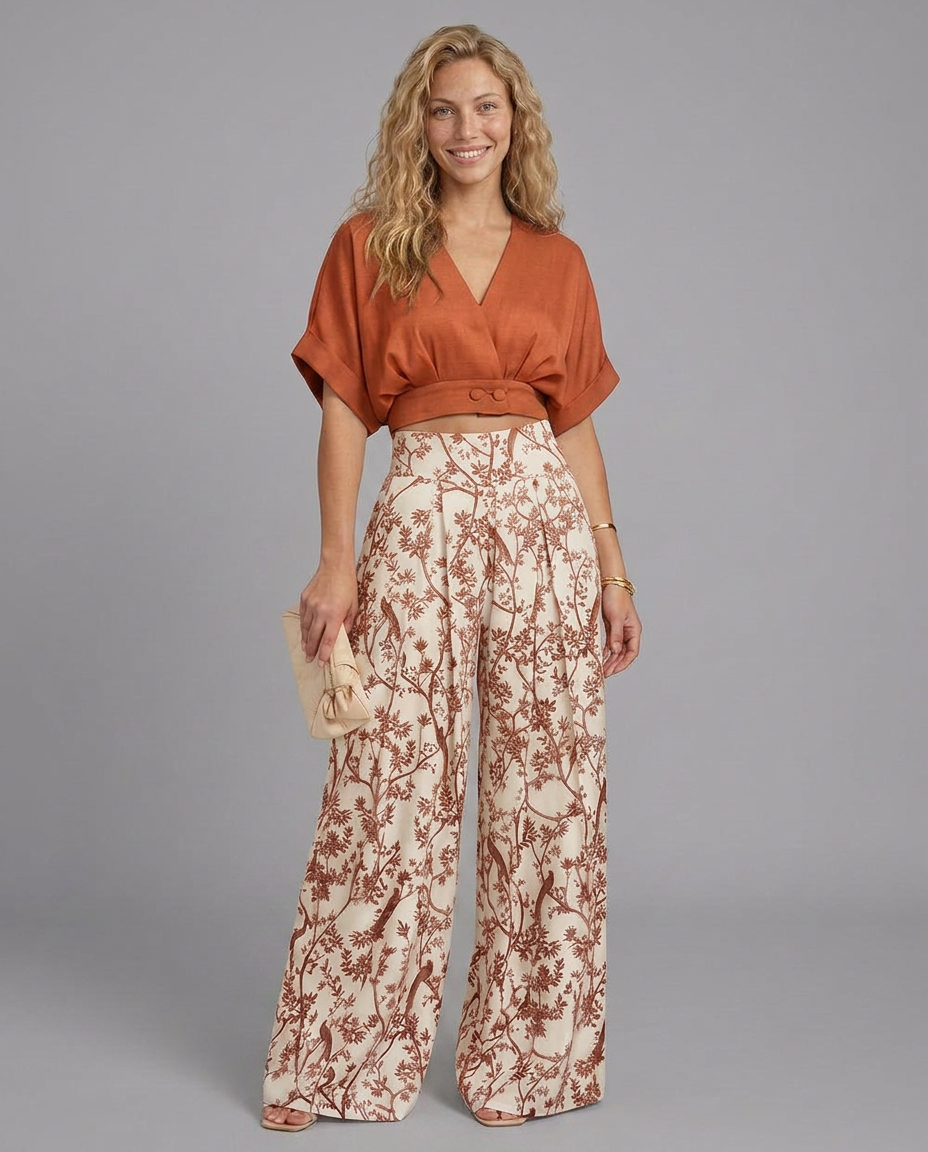 Norielle crop top s véčkem černý M