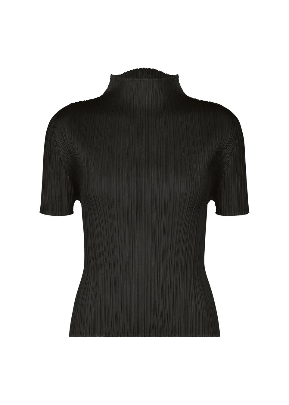 Issey Miyake Monthly Colors September top Black krátký rukáv
