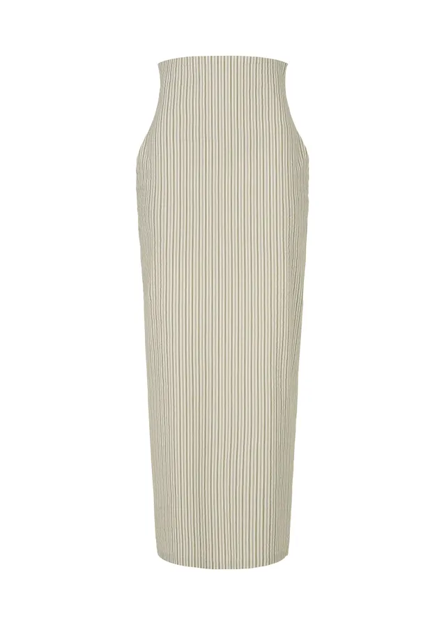 Issey Miyake Allow Stripe IM63FG094 sukně černá vel. 2 pruhovaná