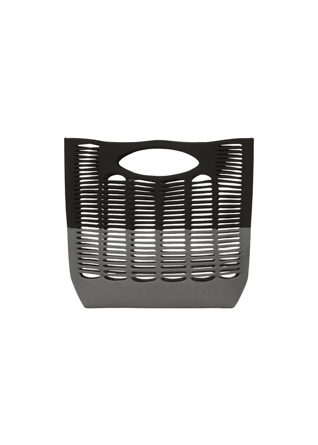 Issey Miyake Mokko Bi-Color tote taška černošedá