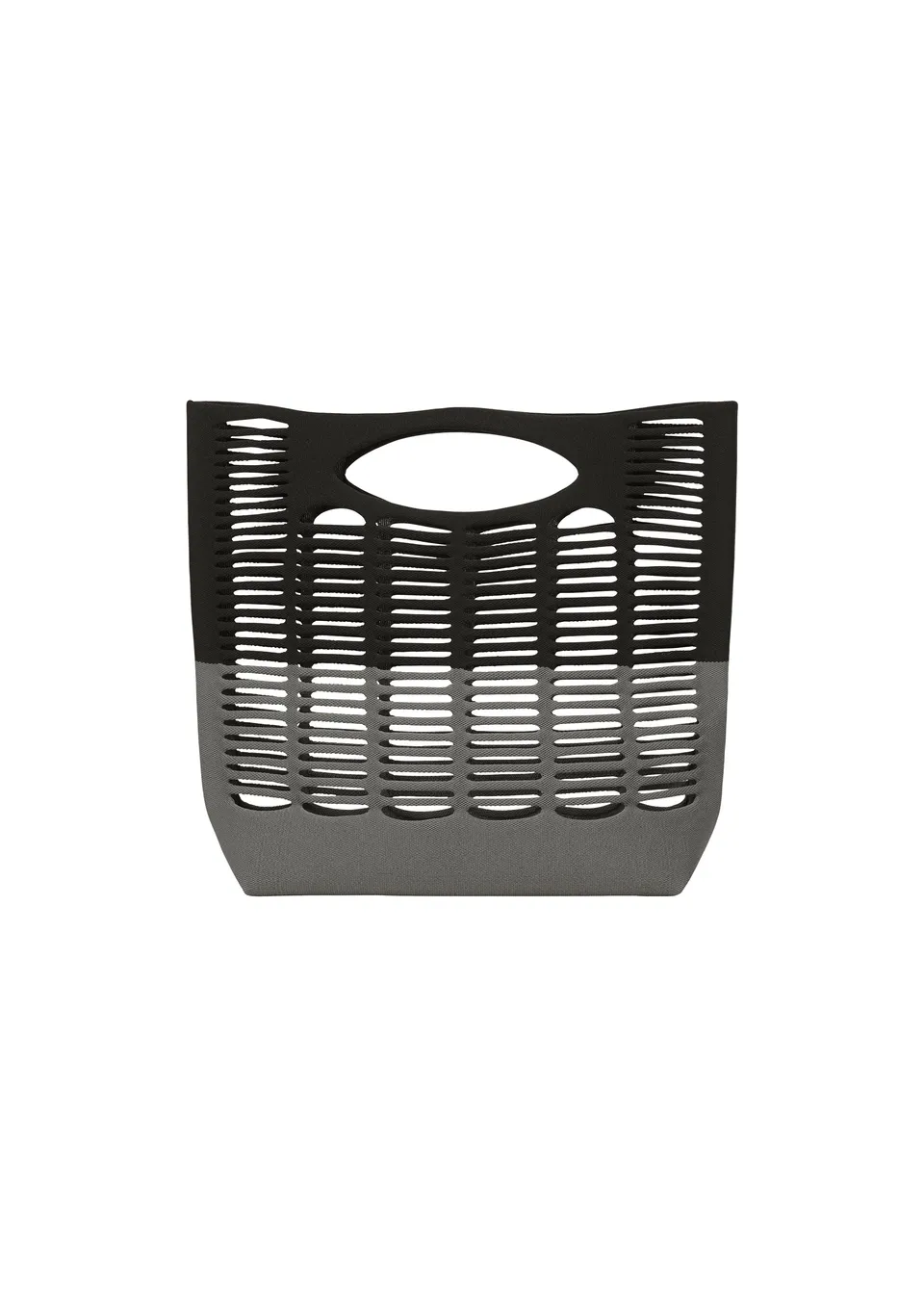 Issey Miyake Mokko Bi-Color tote taška černošedá