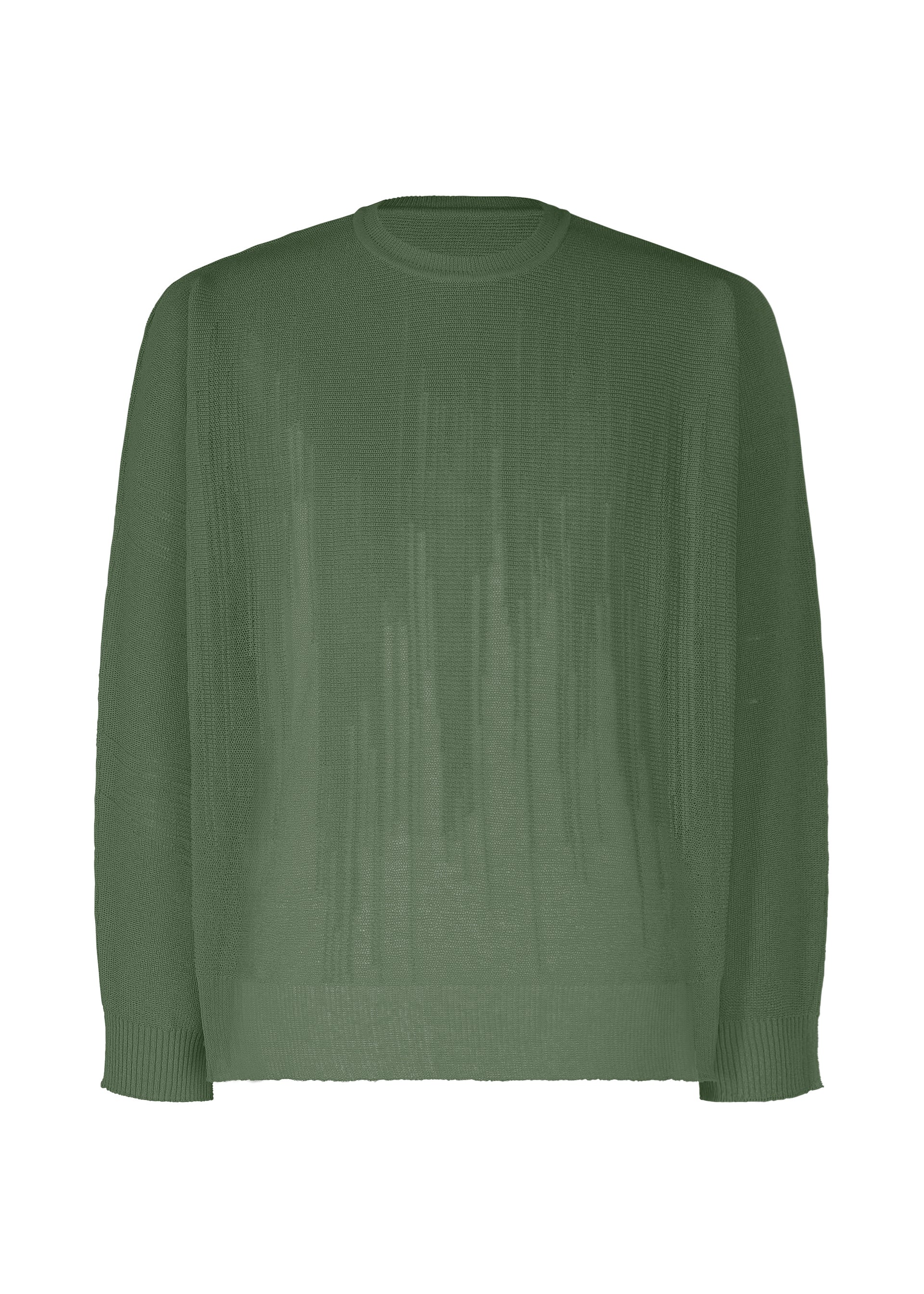 Issey Miyake Brush Close-Up Knit svetr Green