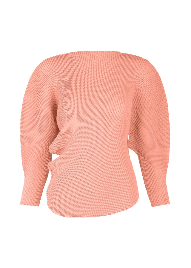 Issey Miyake Misty Pleats plisovaný top Flamingo Pink vel. 2