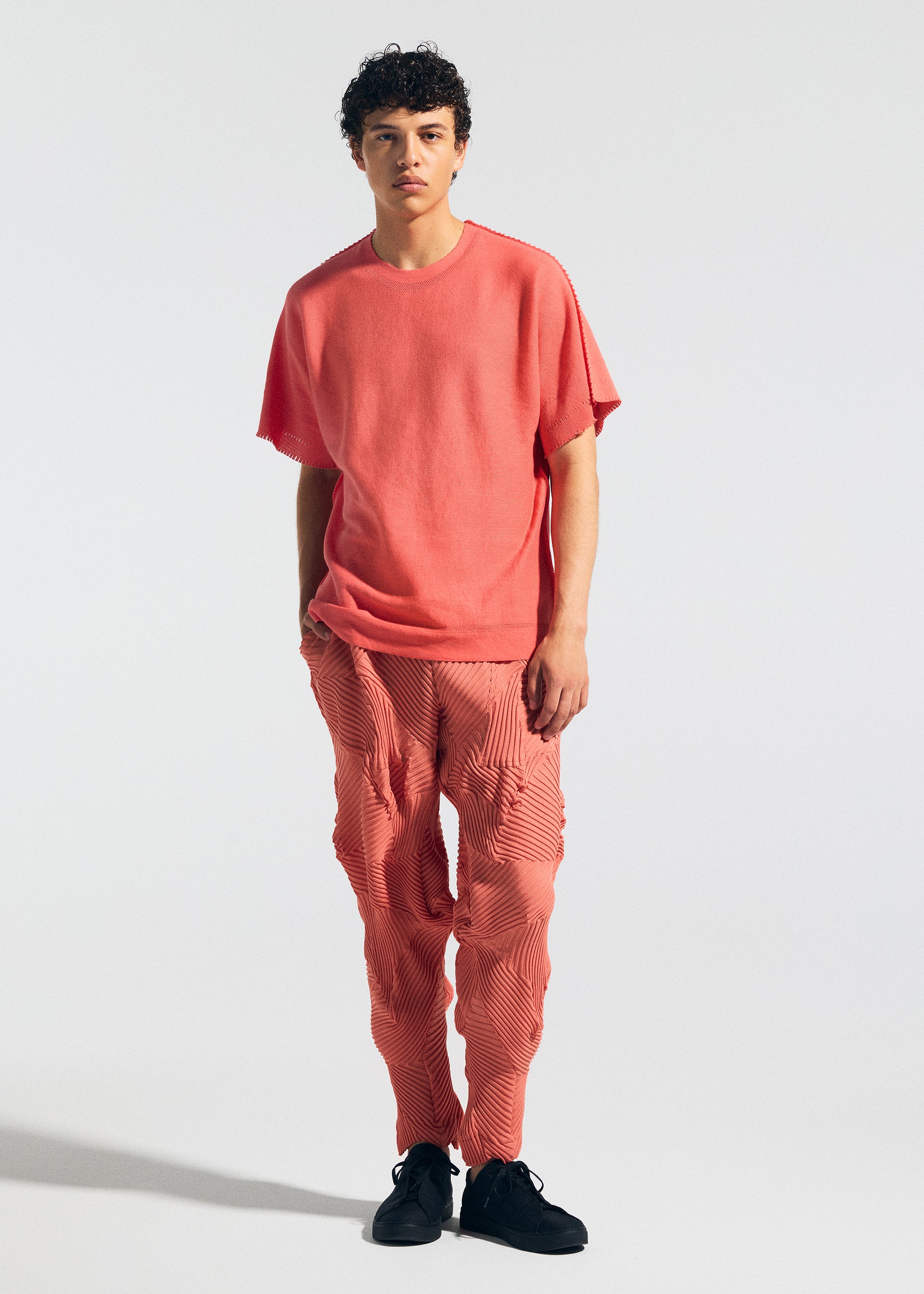 Issey Miyake TYPE-A 001-2 top šedý vel. 1 A-POC pletenina