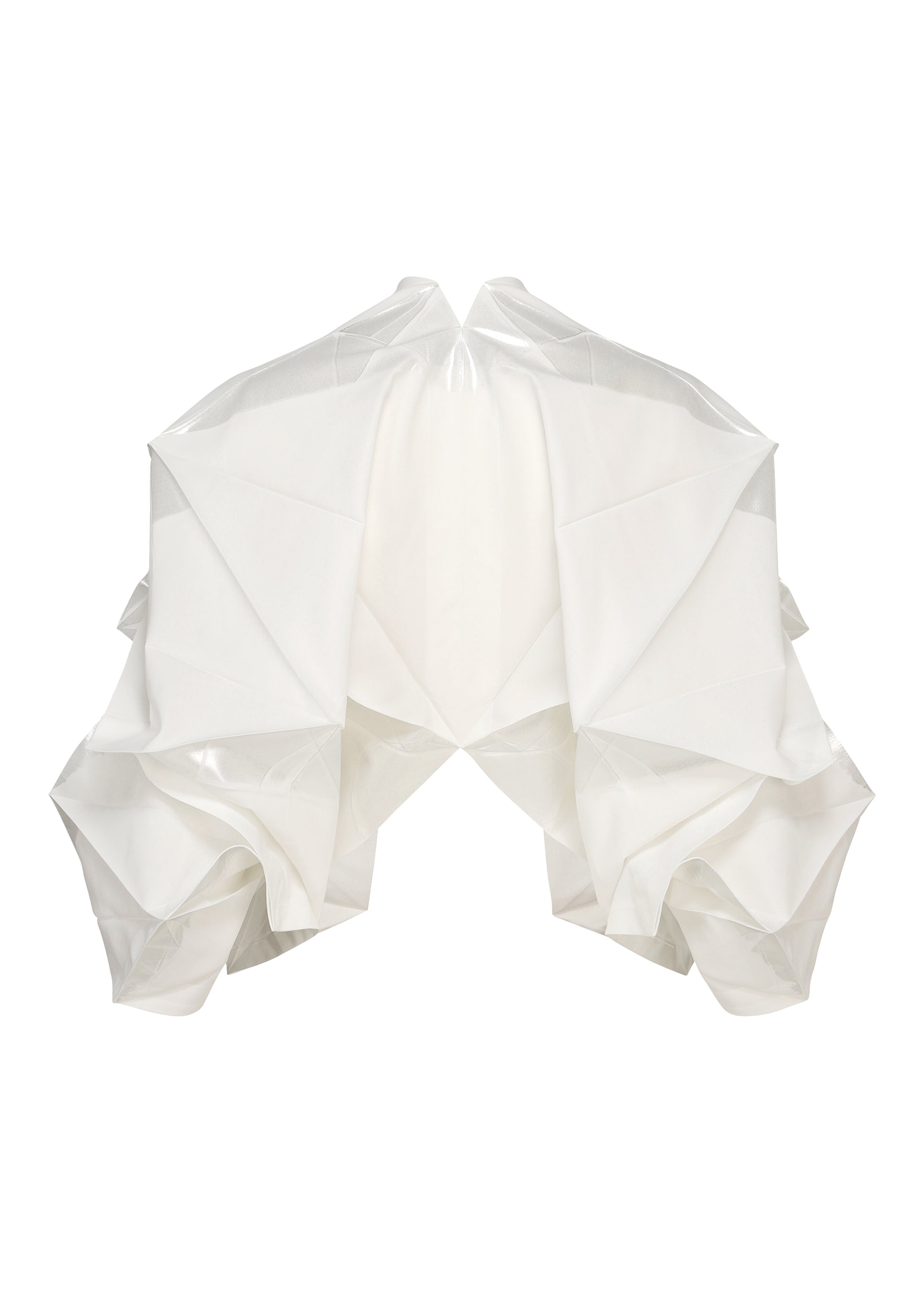 132 5. Issey Miyake No.1-2 haori top černá/stříbrná