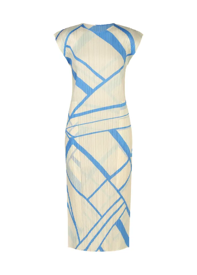 Issey Miyake Fold Line PP63204 šaty off white