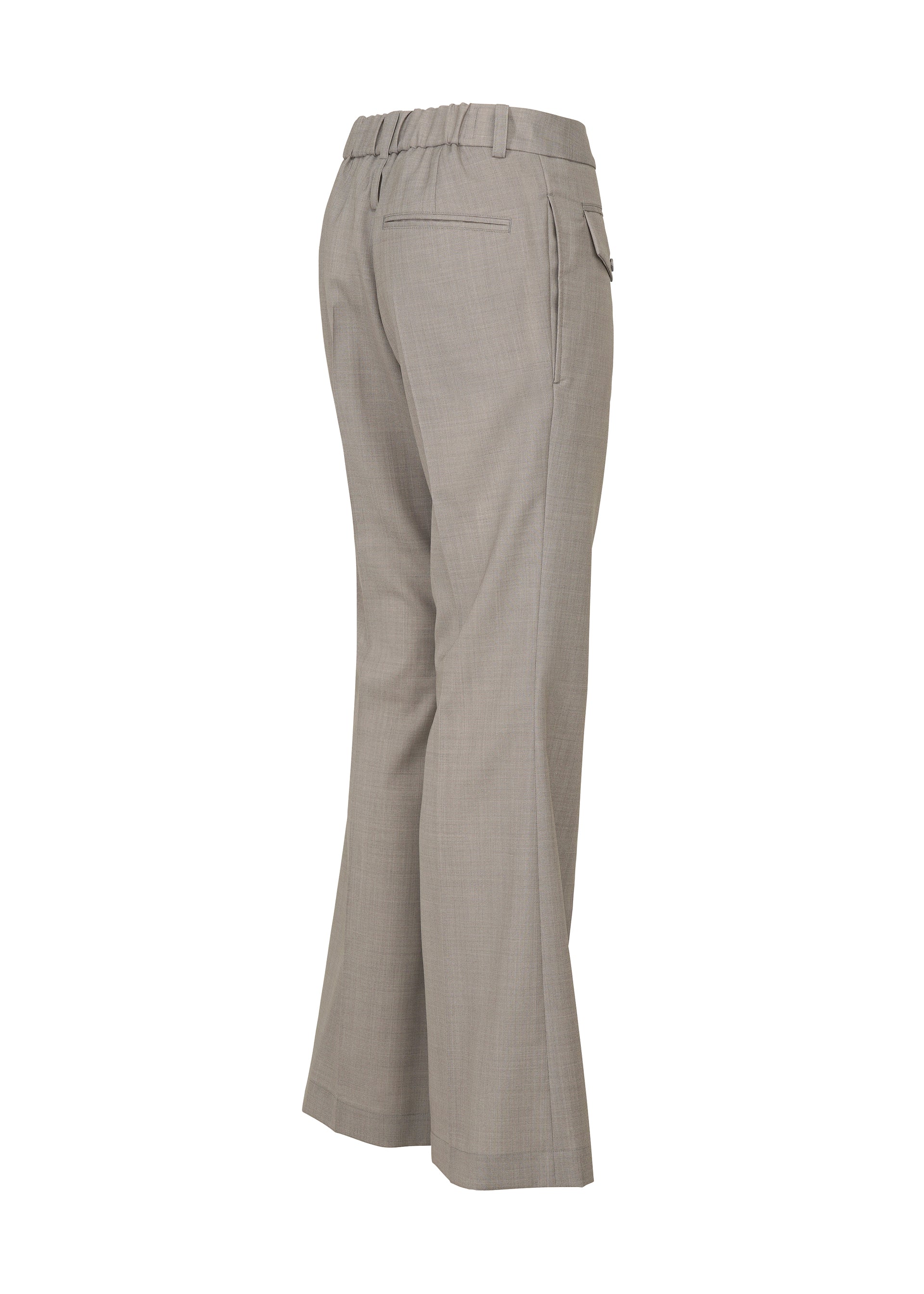 Issey Miyake HONEST ENSEMBLE flare kalhoty šedé