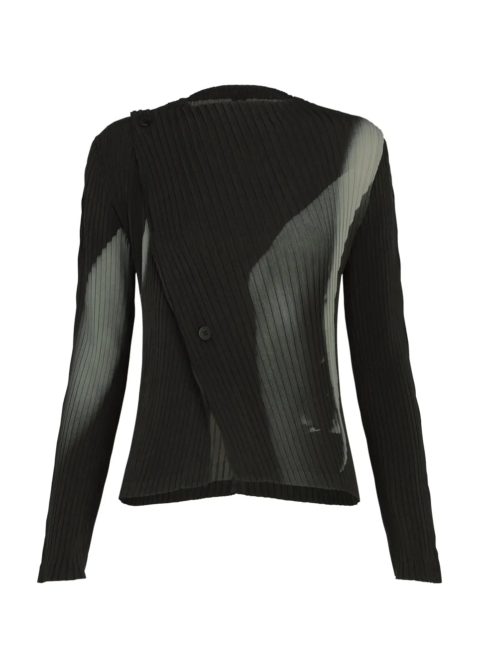 Issey Miyake Hands of Lover Pleats IM63FO181 kardigan černá 2 potisk