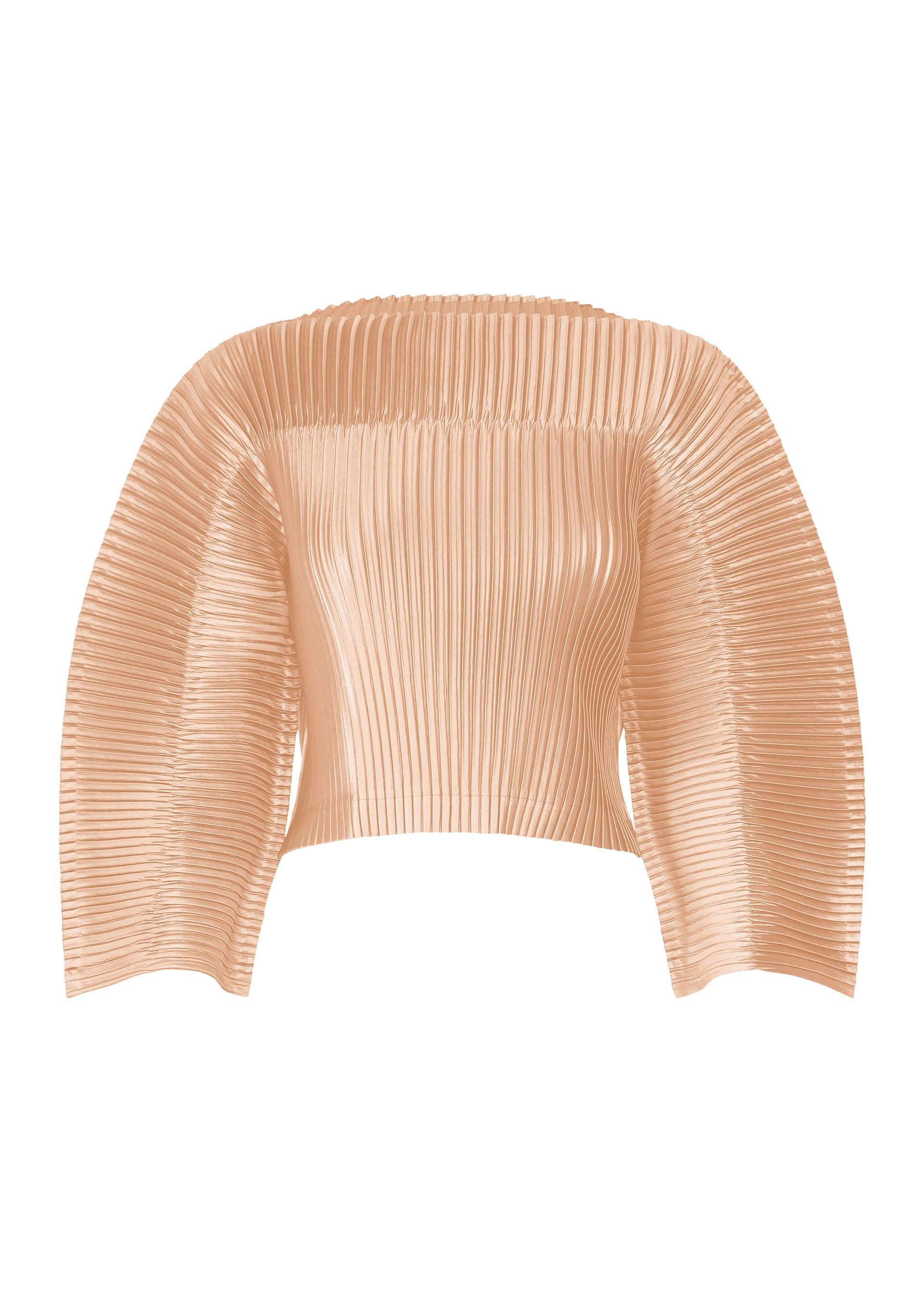 Issey Miyake Glossed Panels Pleats top šedý vel. 2 lesklý
