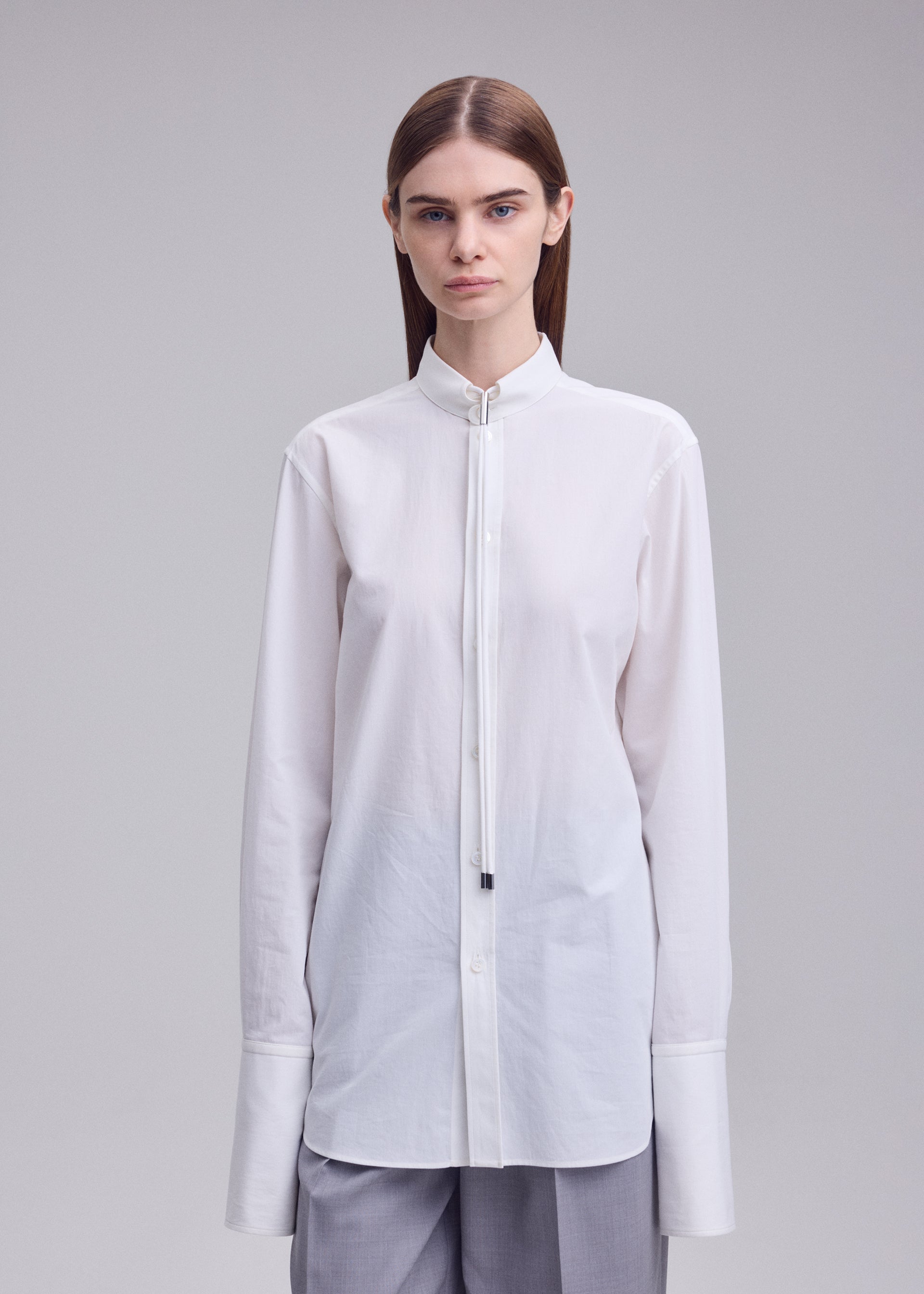 Issey Miyake Monsieur Shirt košile Black stojáček