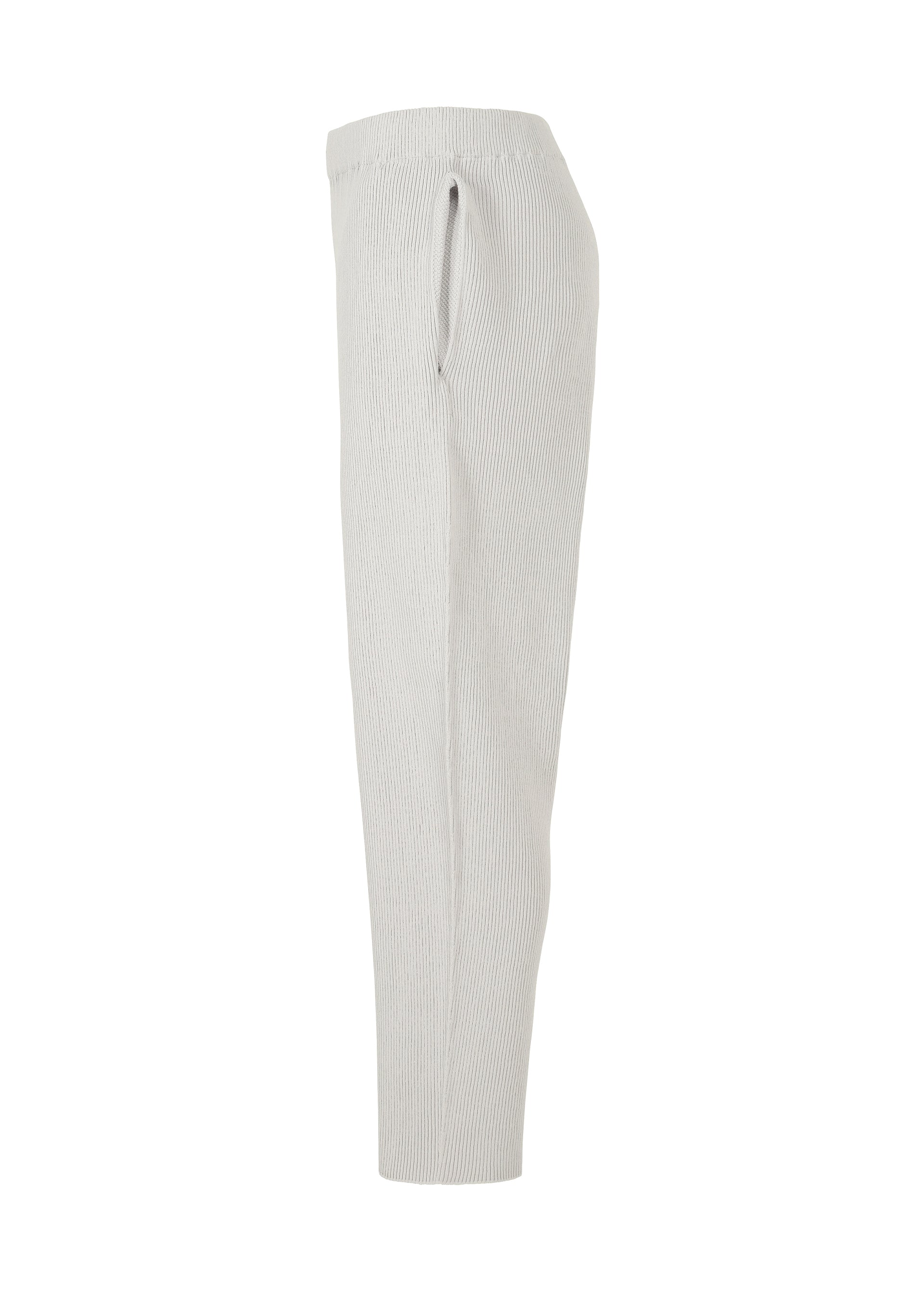 Issey Miyake Homme Plissé Basic Knit kalhoty černé pletené