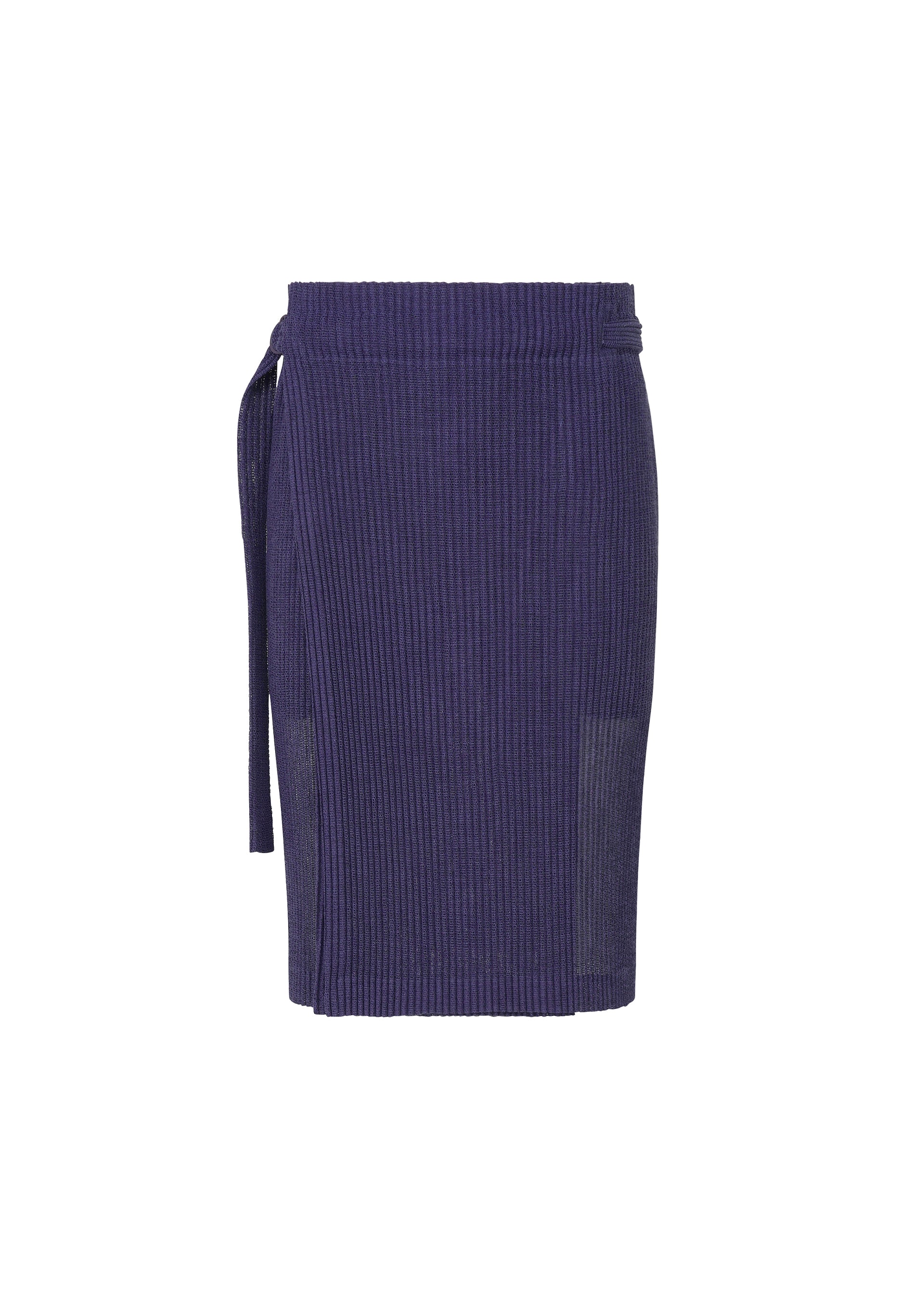 Issey Miyake Rustic Mesh zavinovací sukně černá