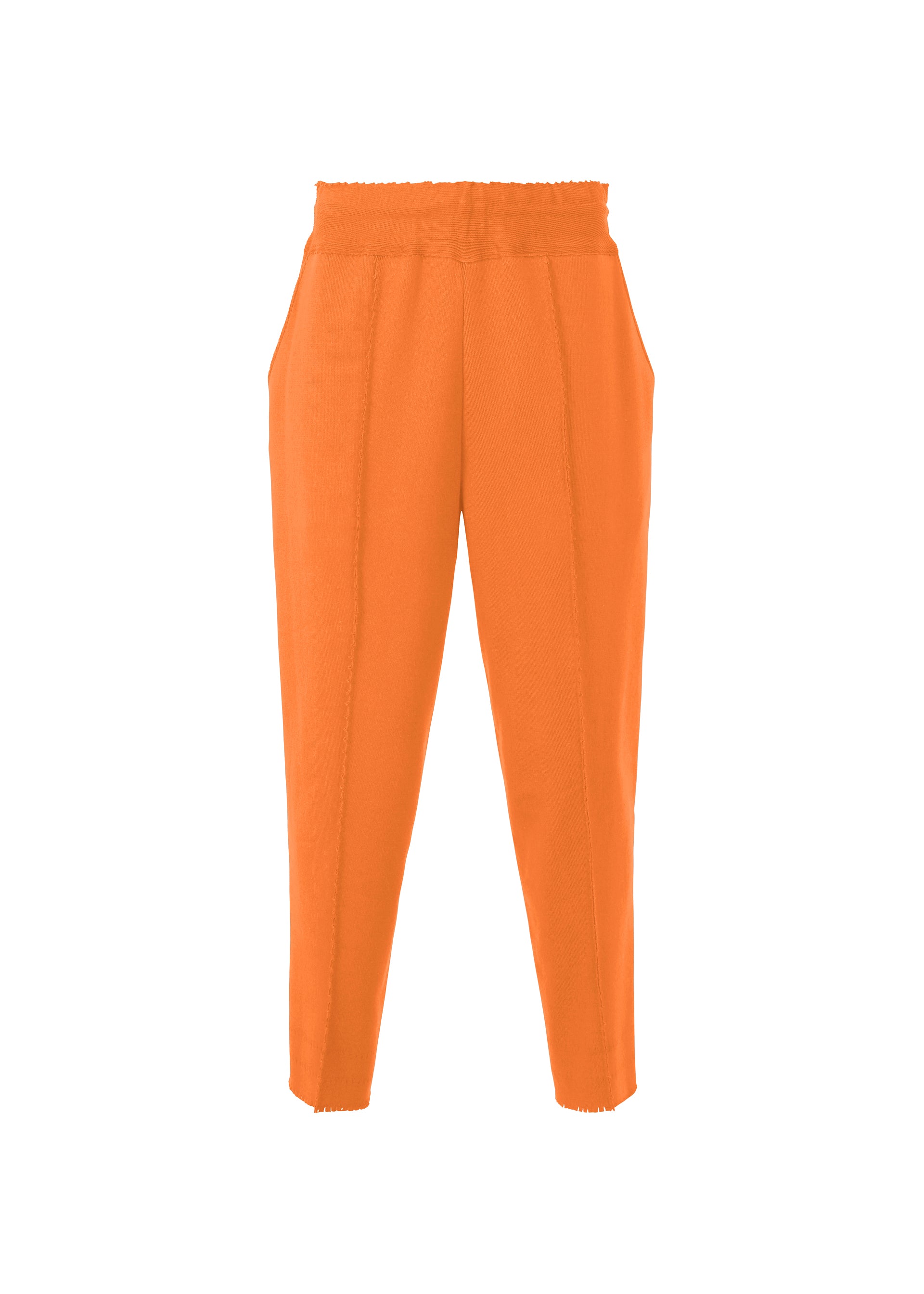Issey Miyake Type-A 001-3 kalhoty hnědé pletené