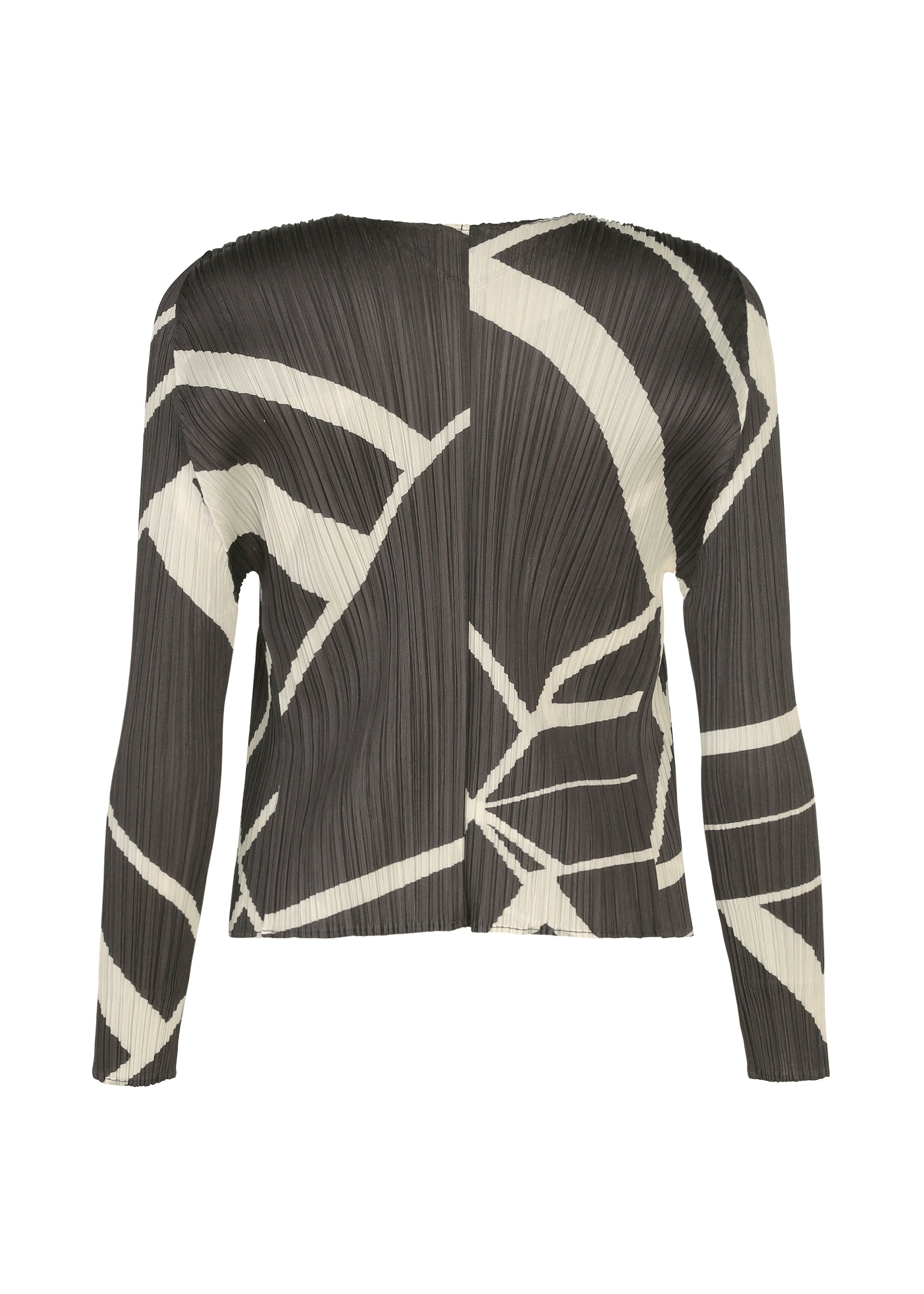 Issey Miyake Fold Line kardigan bílá 3