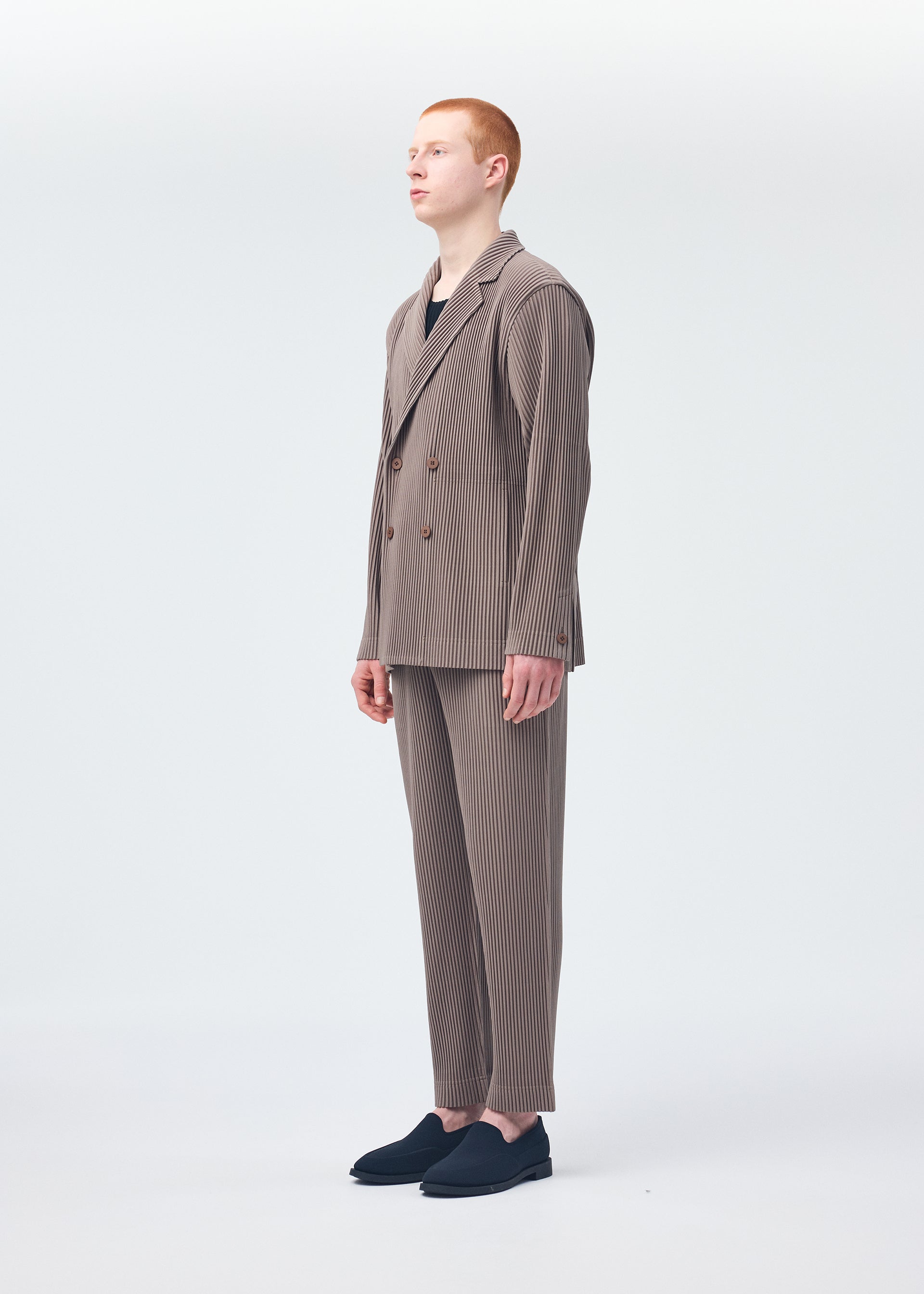 Issey Miyake Tailored Pleats 1 kalhoty slate blue