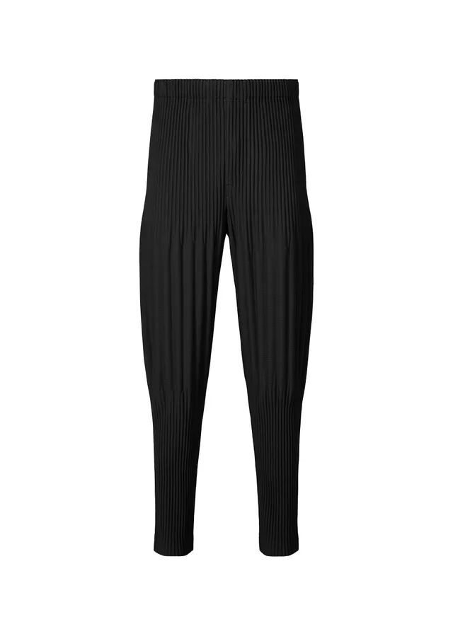 Issey Miyake Monthly Colors February kalhoty Black plisé