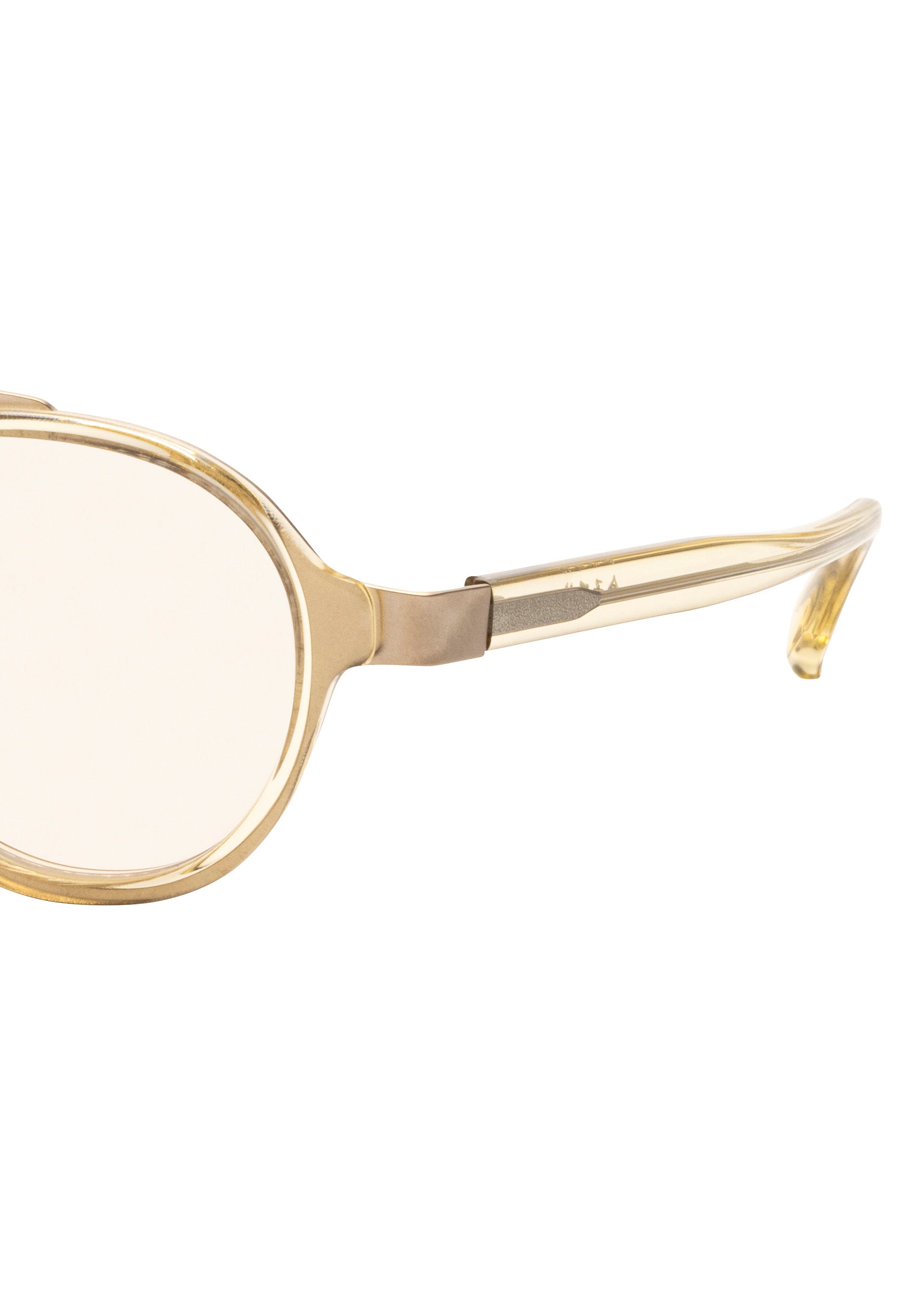 Issey Miyake Eyes Marrow Teardrop brýle žlutá