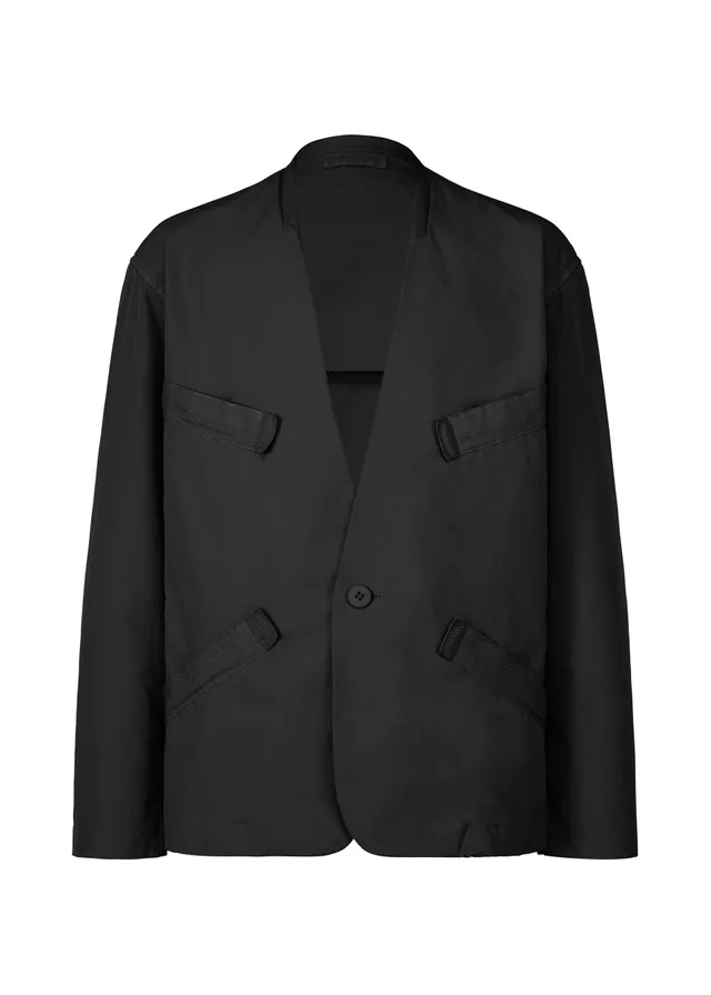 Issey Miyake Resilience bunda černá polyester lehká