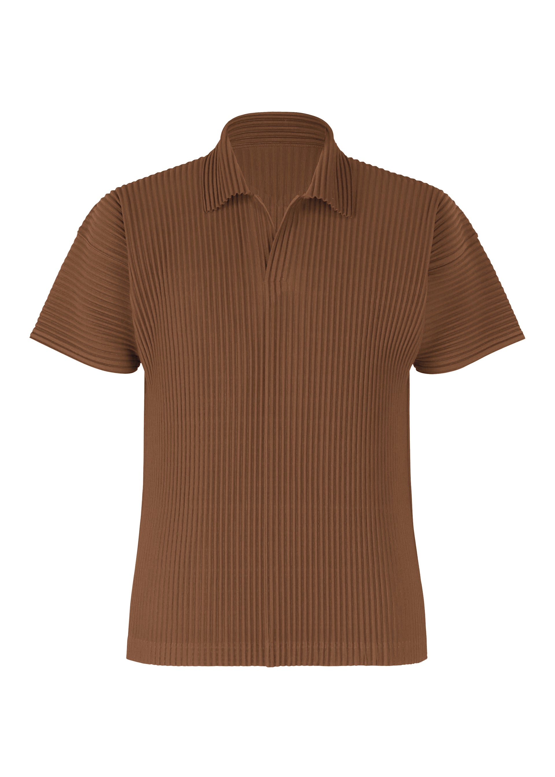 Issey Miyake Color Pleats 2 pánské polo vínové