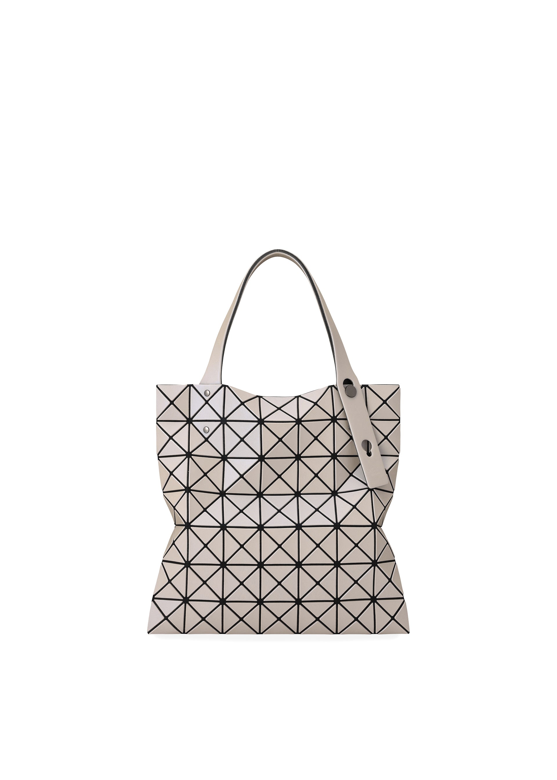 Issey Miyake Prism Matte-2 tote kabelka white perleťová