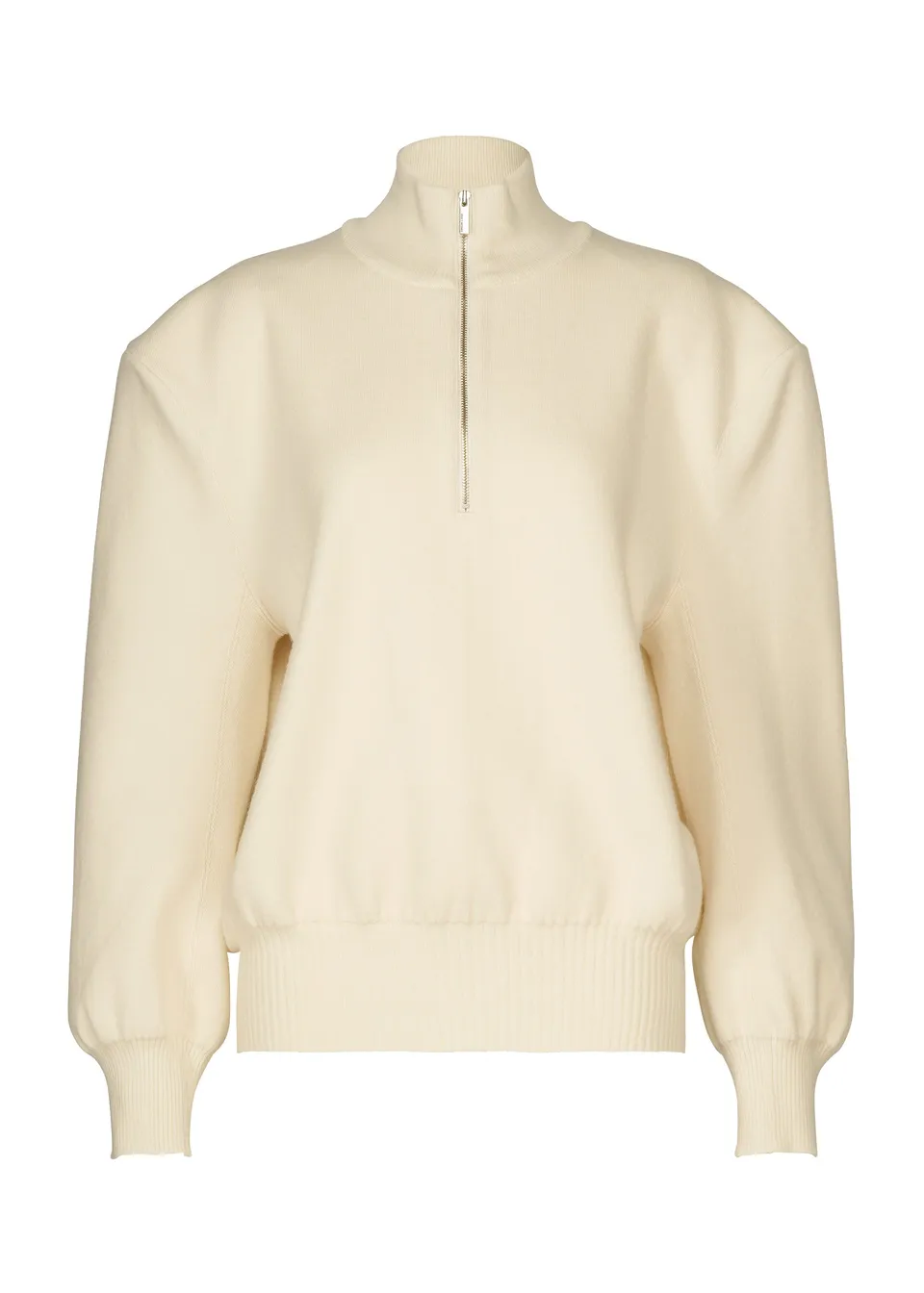 Issey Miyake Handsome Knit svetr černý půlzip vlna