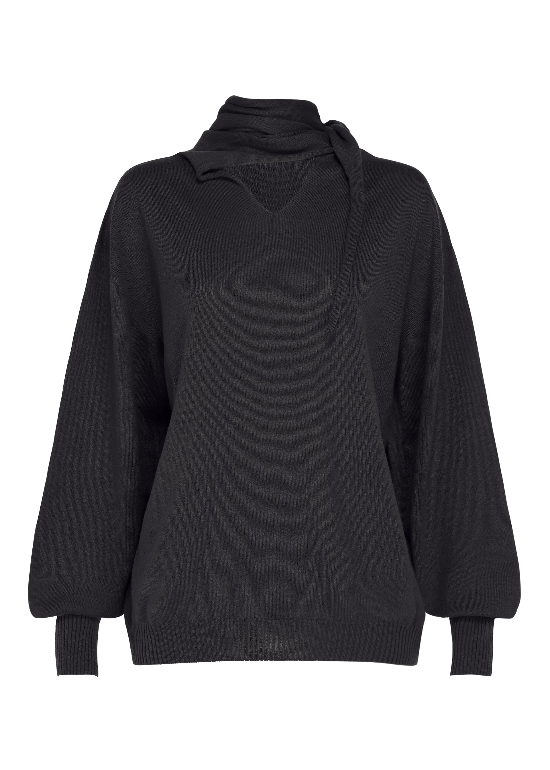Issey Miyake Silk Cashmere Knit svetr Light Gray hedvábí